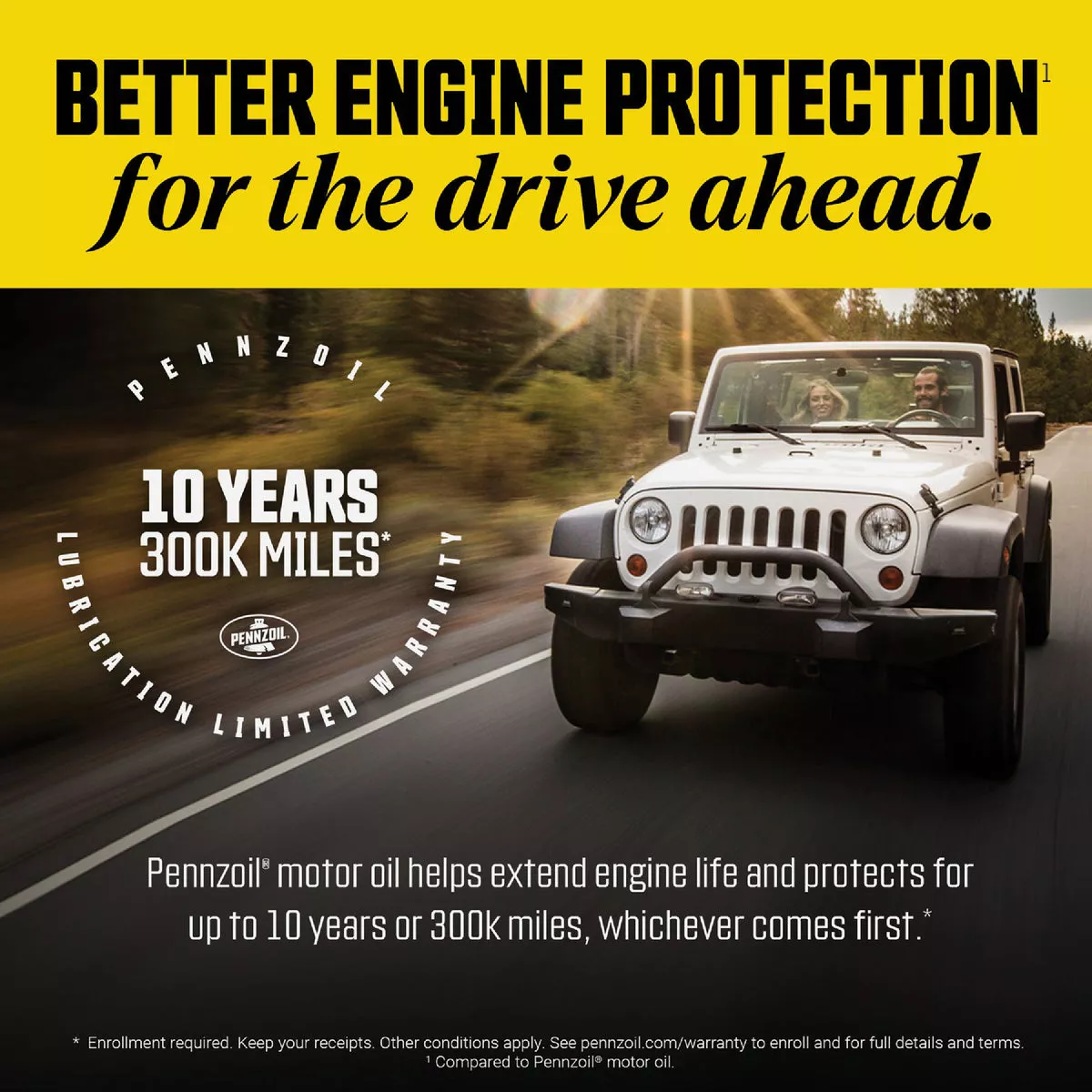 Pennzoil Full Synthetic 10W-30 Motor Oil, 1 Qt. - photo 3