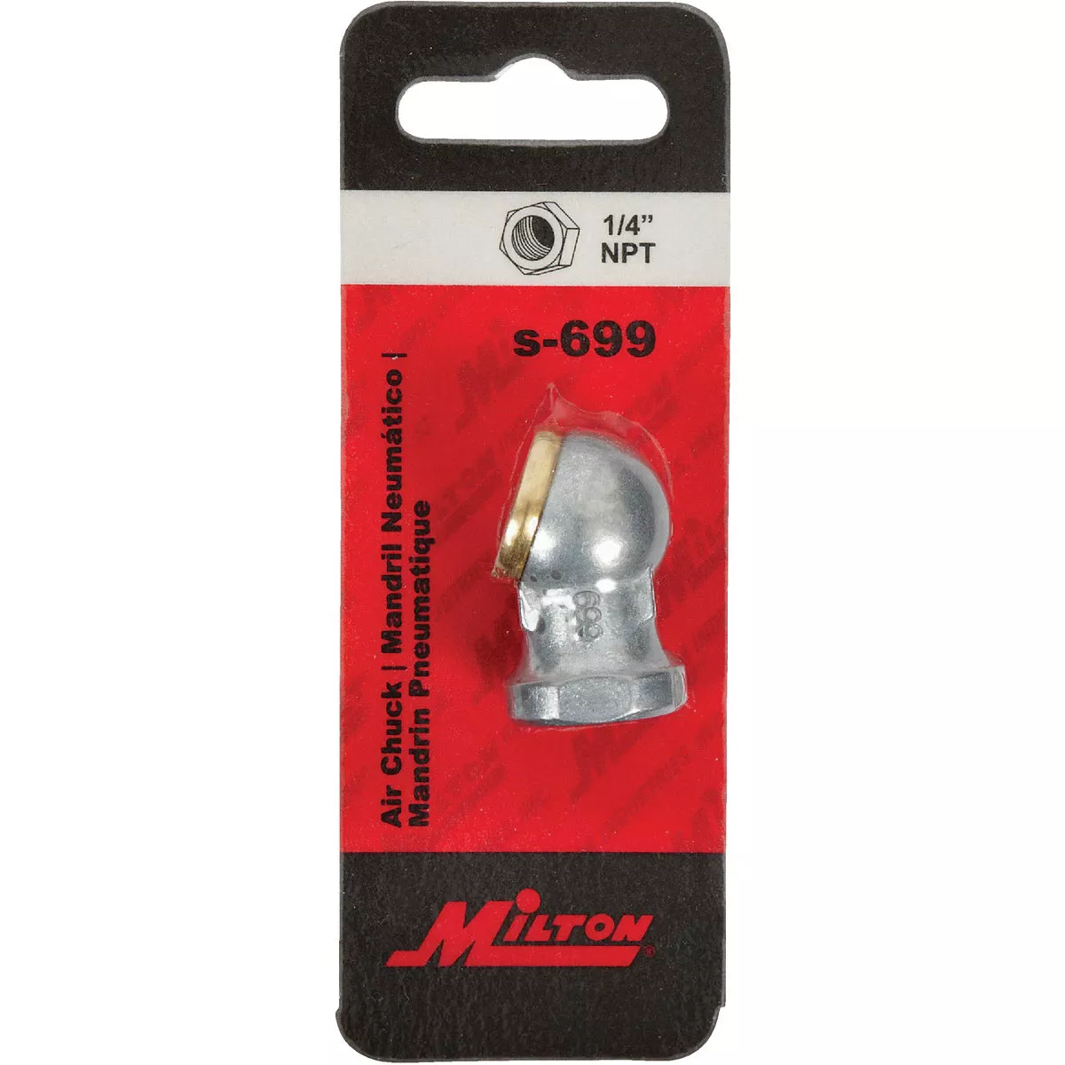 Milton 1/4 In. FNPT 150 psi Single Head Air Chuck - photo 2