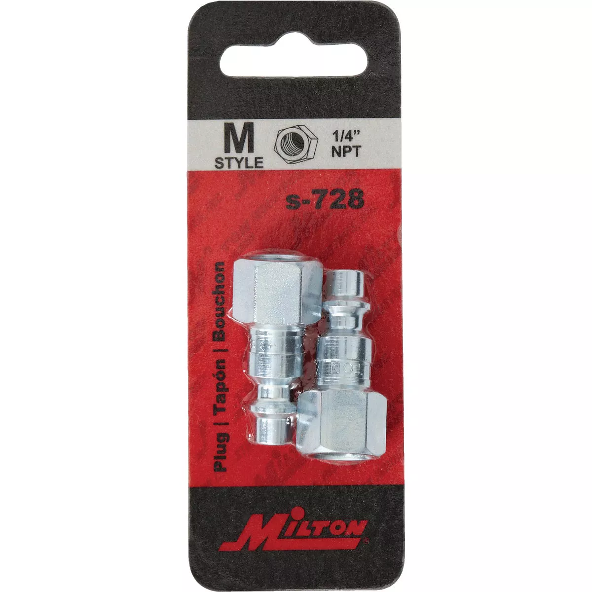 Milton M-Style 1/4" Female NPT Plug (2-Pack) - photo 2