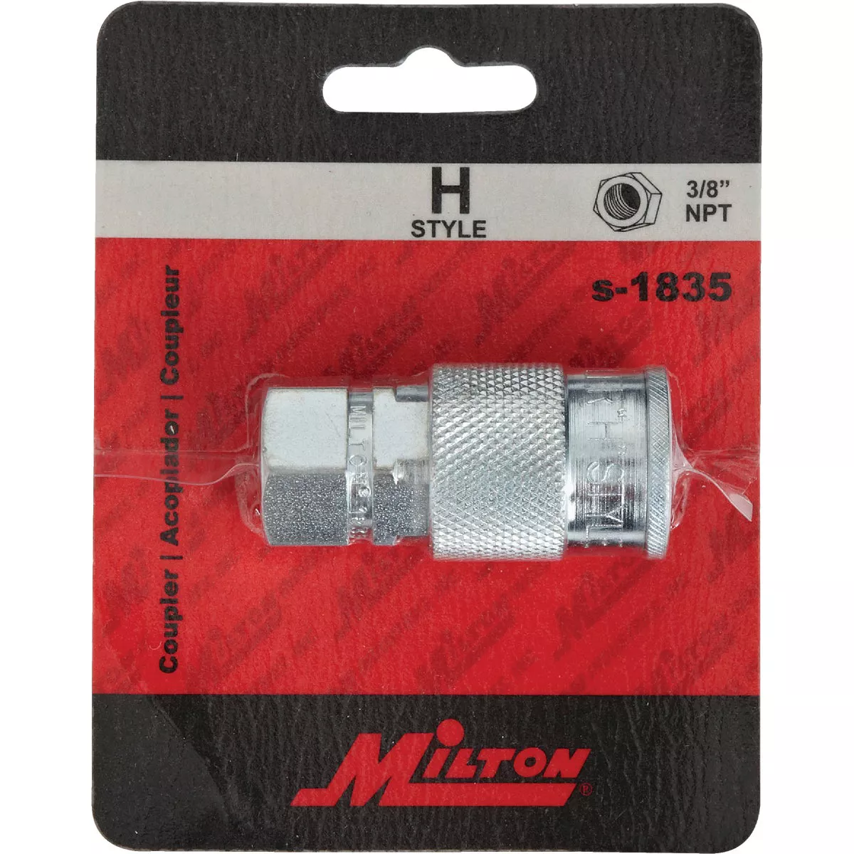 Milton 3/8 In. FPT H-Style Brass Coupler - photo 2