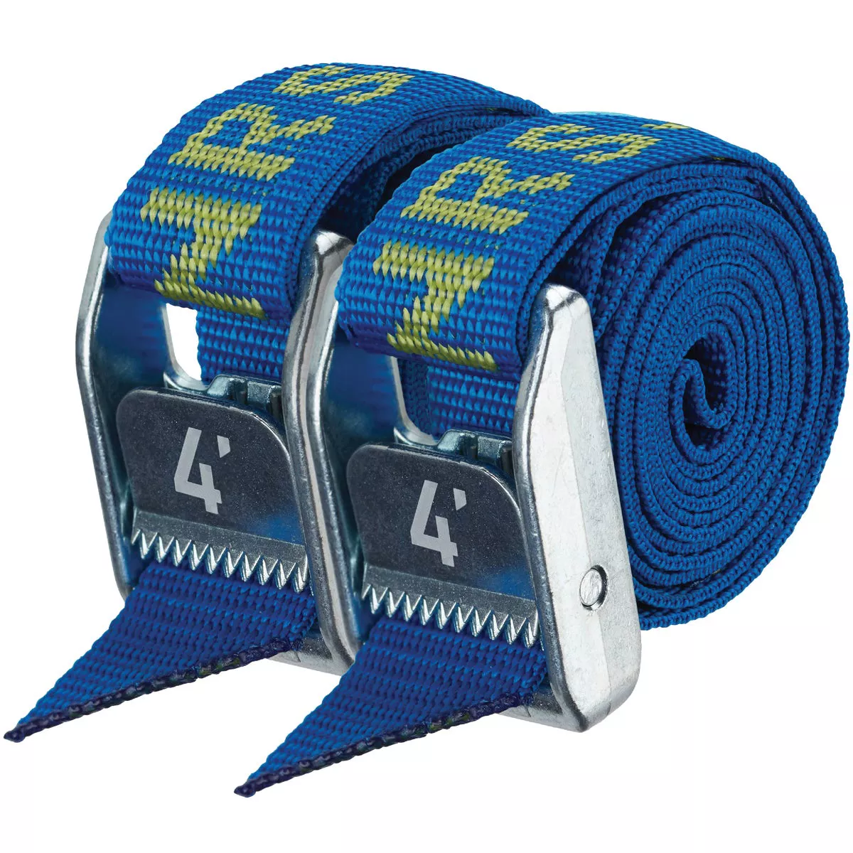 NRS 1 In. x 4 Ft. Iconic Blue Heavy Duty Tie-Down Strap (2-Pack) - photo 2