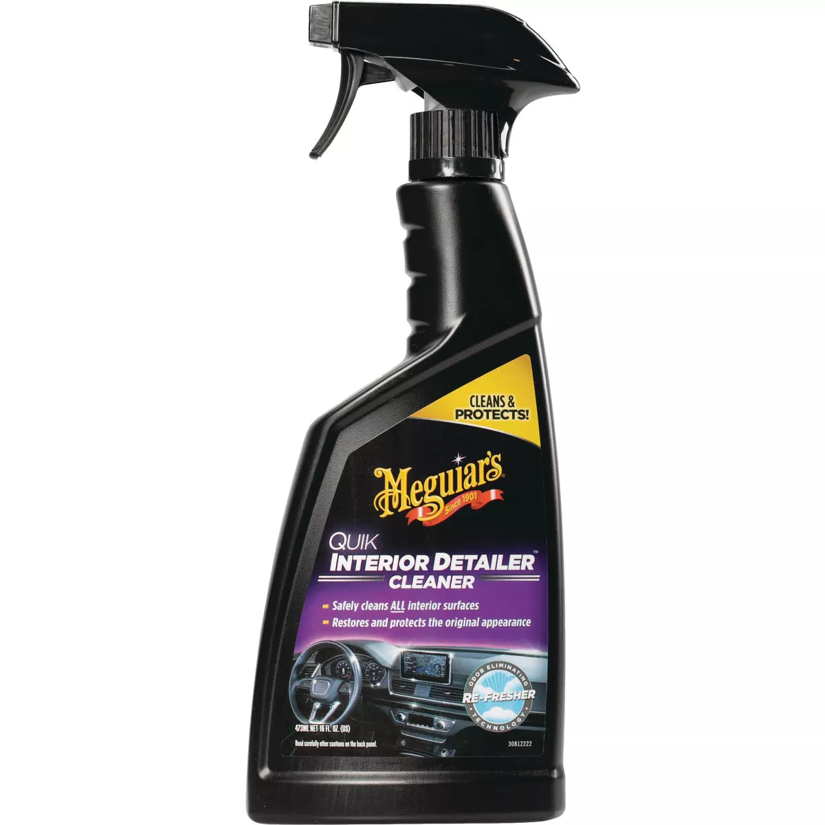 Meguiars 16 Oz. Trigger Spray Quik Interior Detailer Cleaner - photo 2