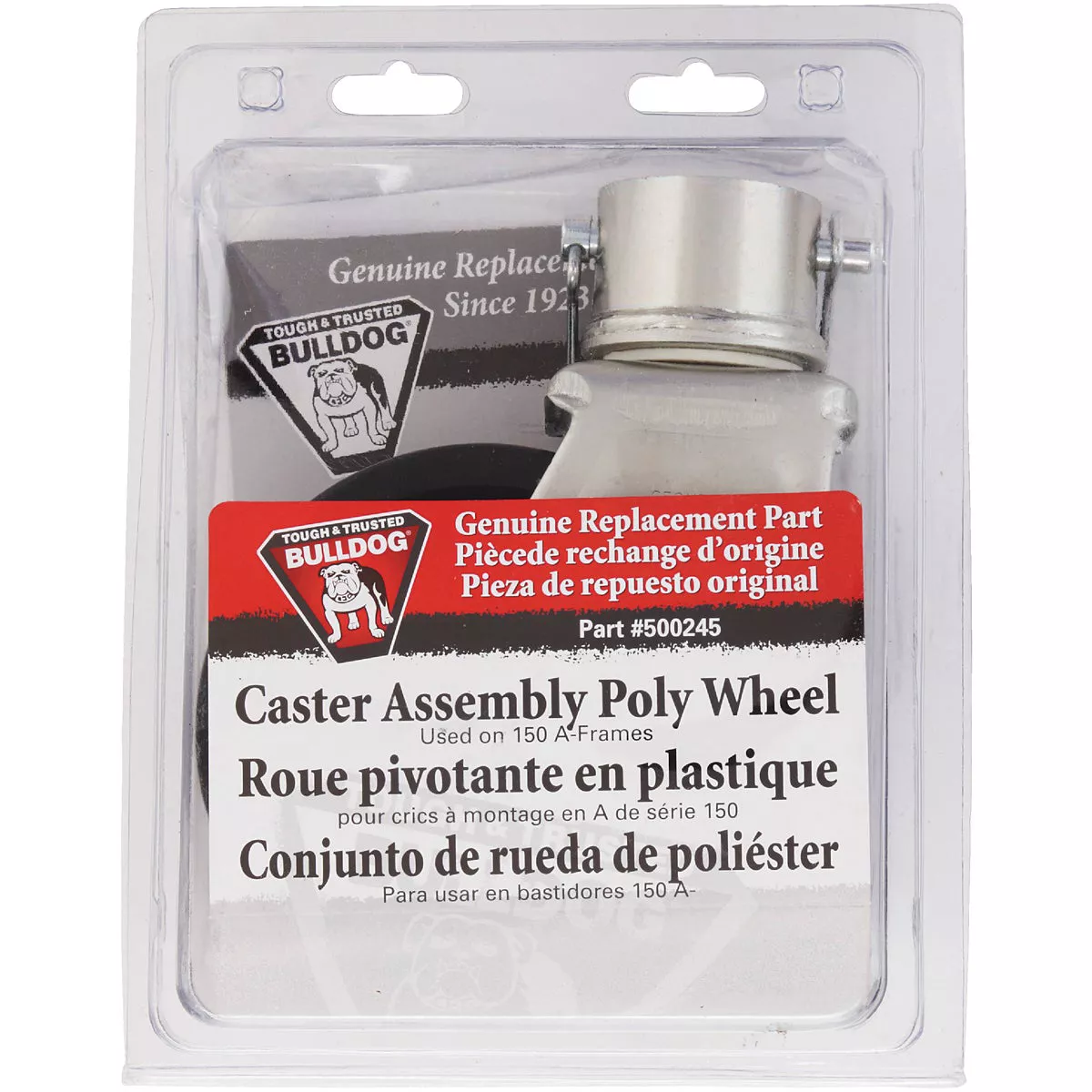 Bulldog Trailer Jack Caster with 6 In. Poly Wheel - photo 2
