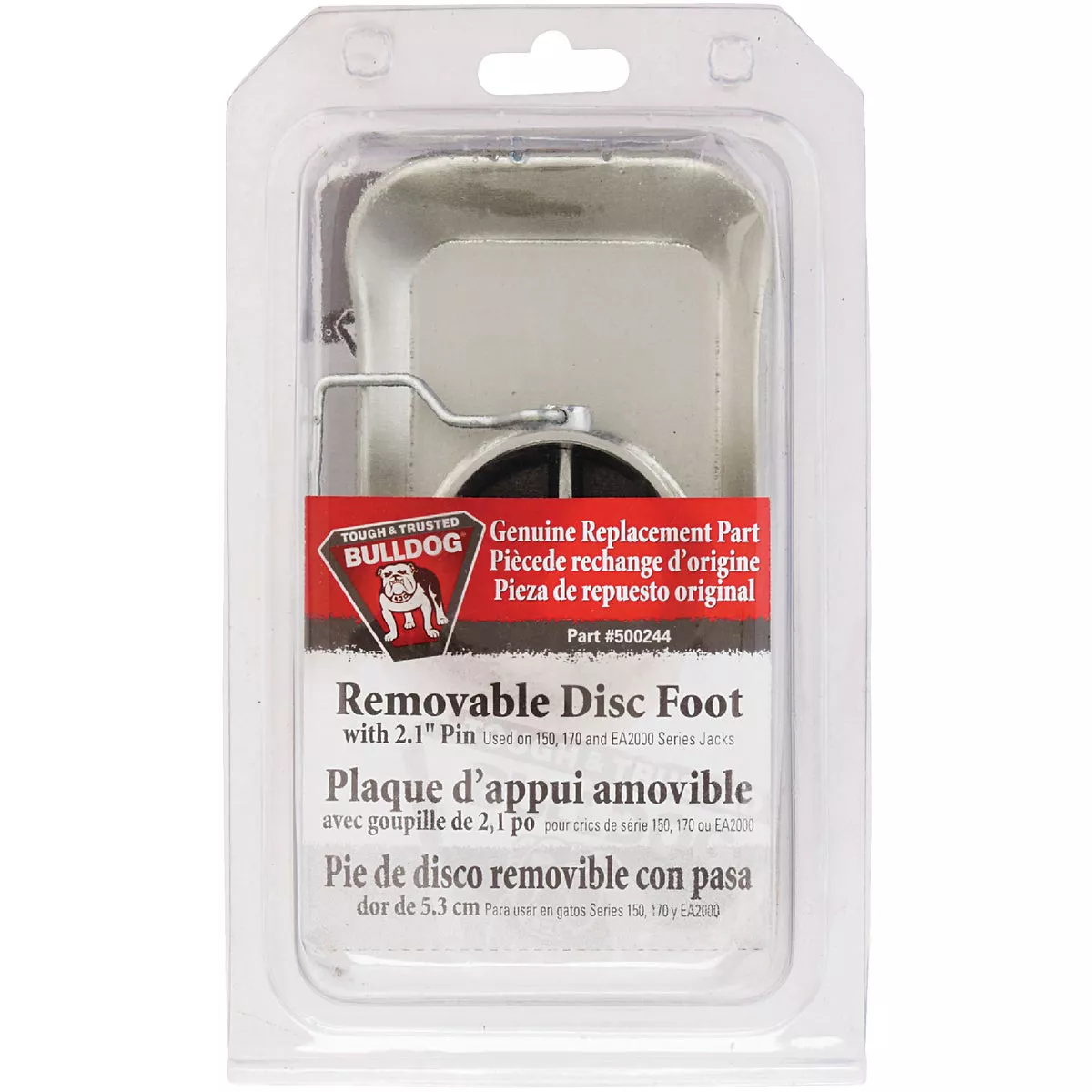 Bulldog Removable Trailer Jack Foot Plate - photo 2