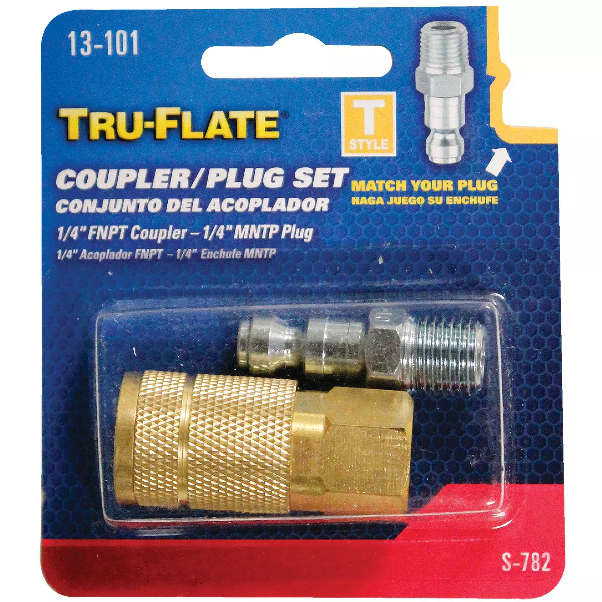 Tru-Flate Steel-Plated Coupler & Nipple Set - photo 2