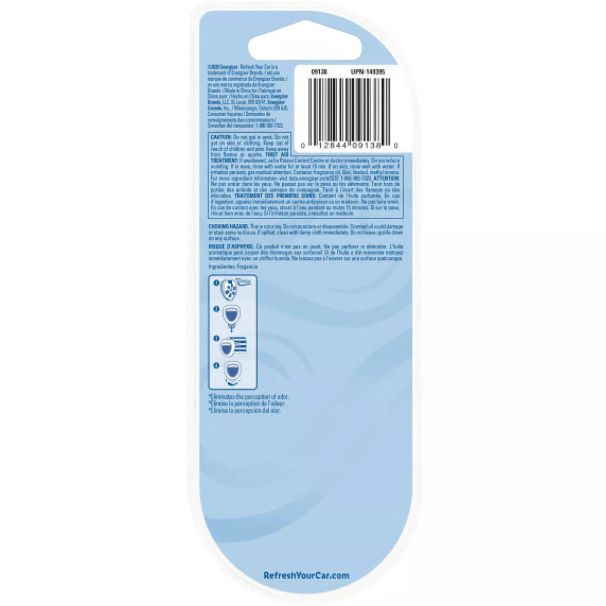 Refresh Your Car Diffuser Air Freshner, Fresh Linen (2-Pack) - photo 7