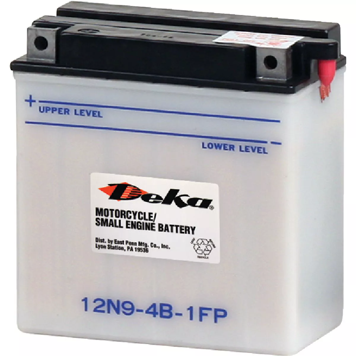 Deka 12-Volt 85 CCA Powersport Battery, Left Front Positive Terminal