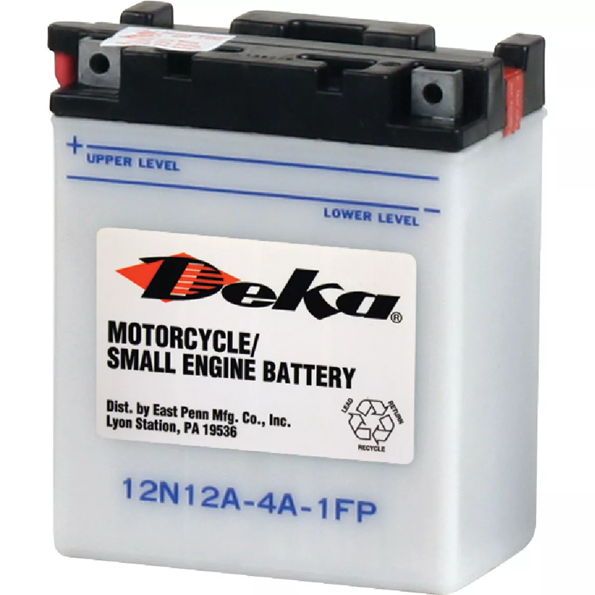Deka 12-Volt 113 CCA Powersport Battery, Left Front Positive Terminal