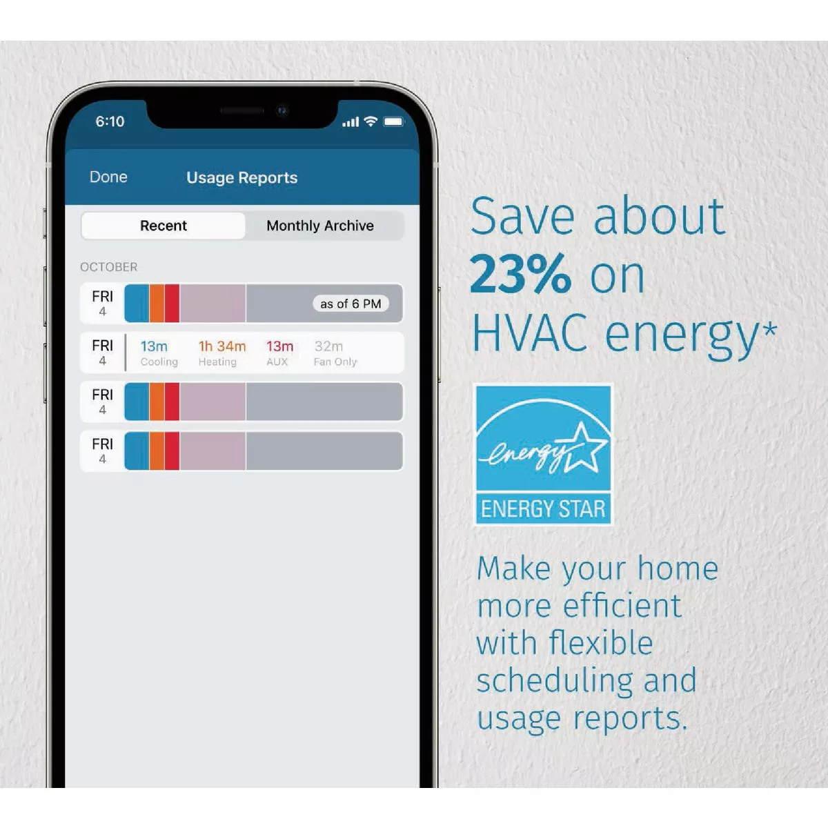 Copeland Sensi Lite Wi-Fi Smart Thermostat - photo 4