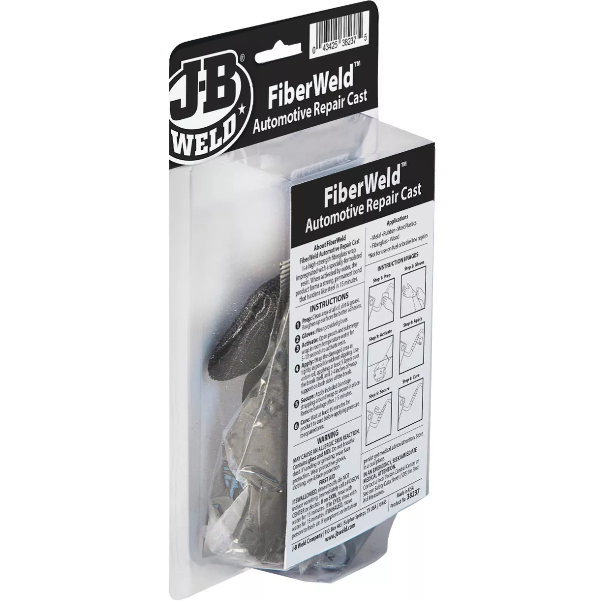 J-B Weld FiberWeld 2 In. W x 36 In. L Automotive Repair Cast Kit - photo 2