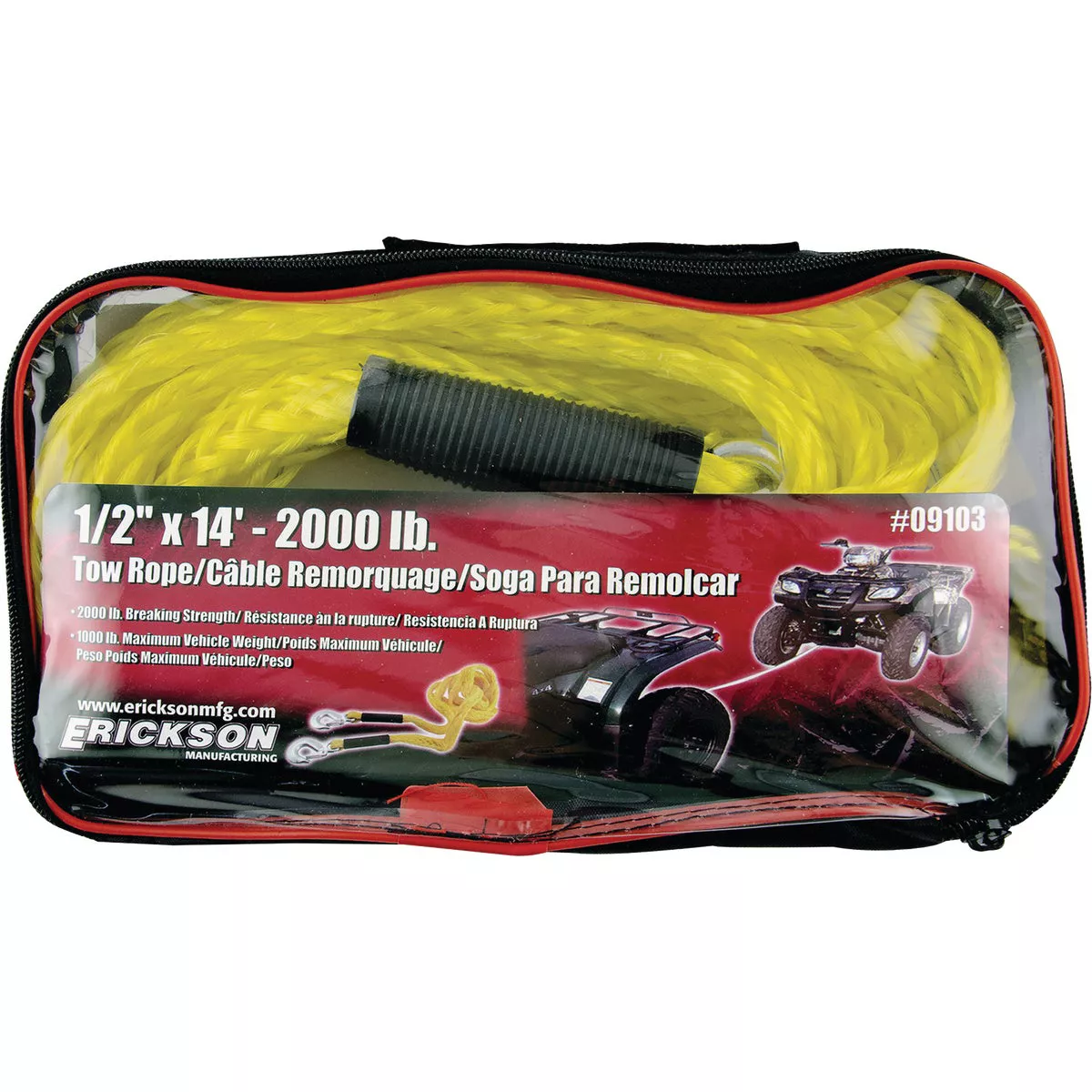 Erickson 2000 Lb. 1/2 In. x 14 Ft. Tow Rope - photo 2