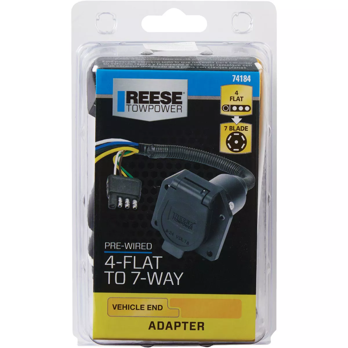 Reese Towpower 4-Flat to 7-Blade Plug-In Adapter - photo 2