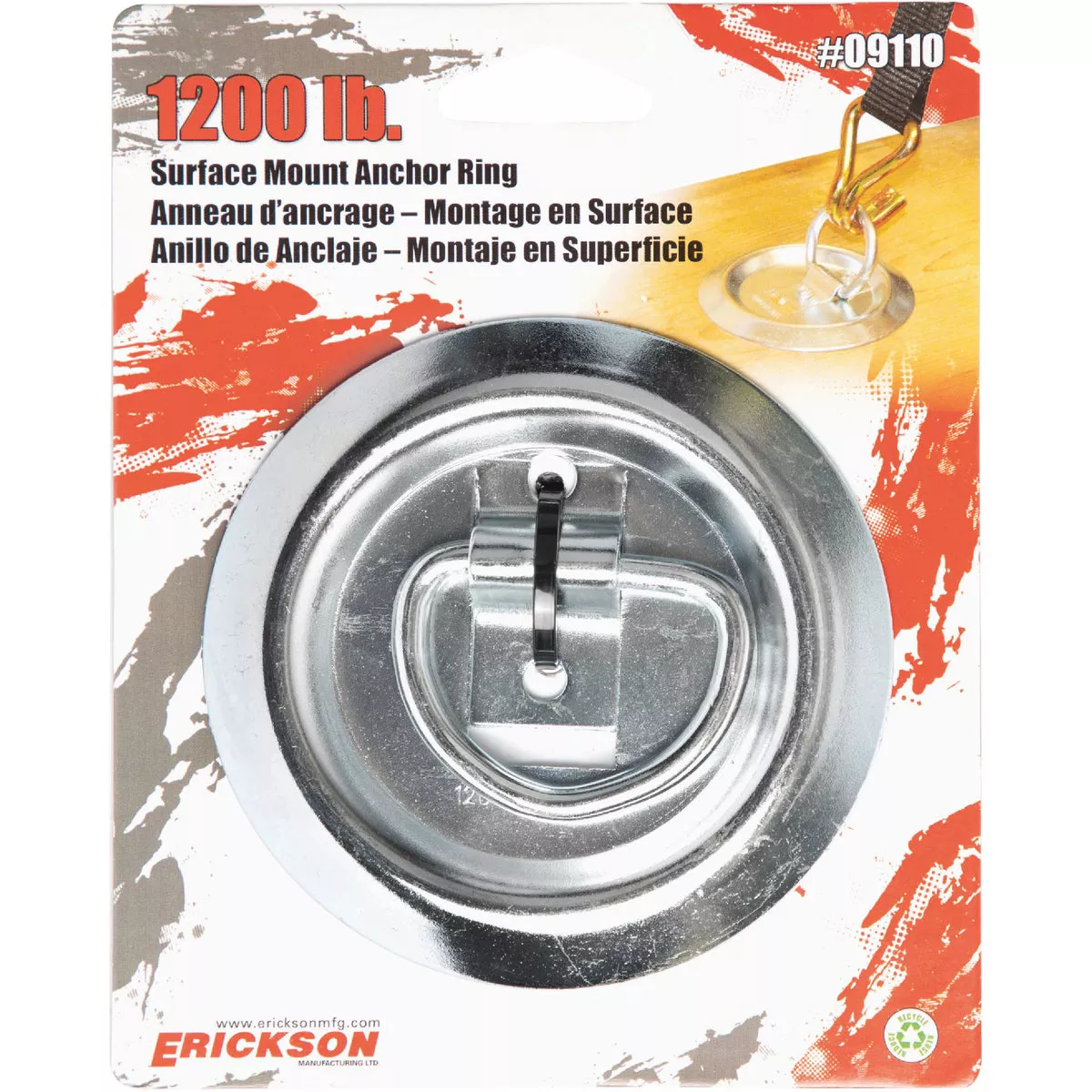 Erickson Surface 1200 Lb. Anchor Ring - photo 2
