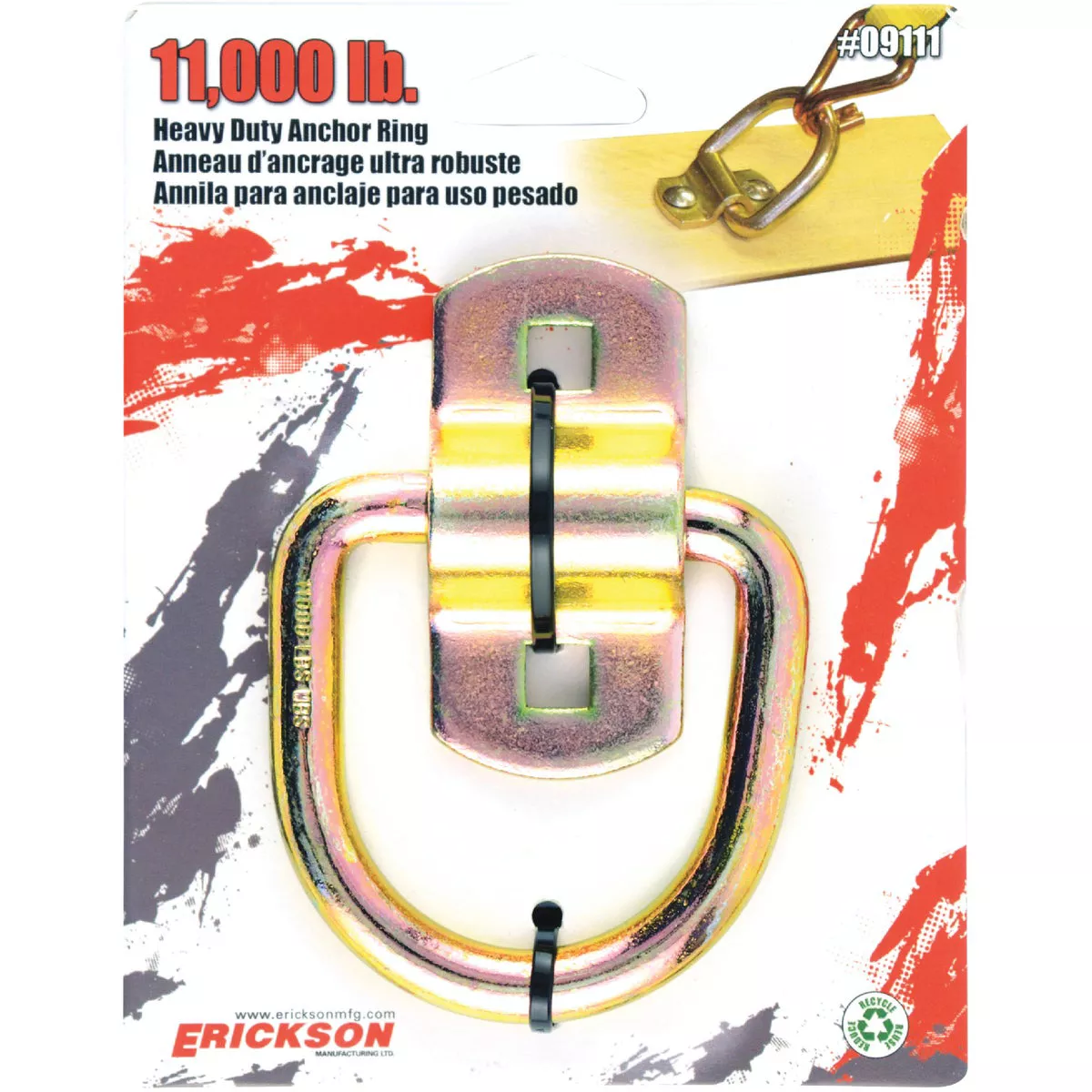 Erickson Surface 11,000 Lb. Anchor Ring - photo 2