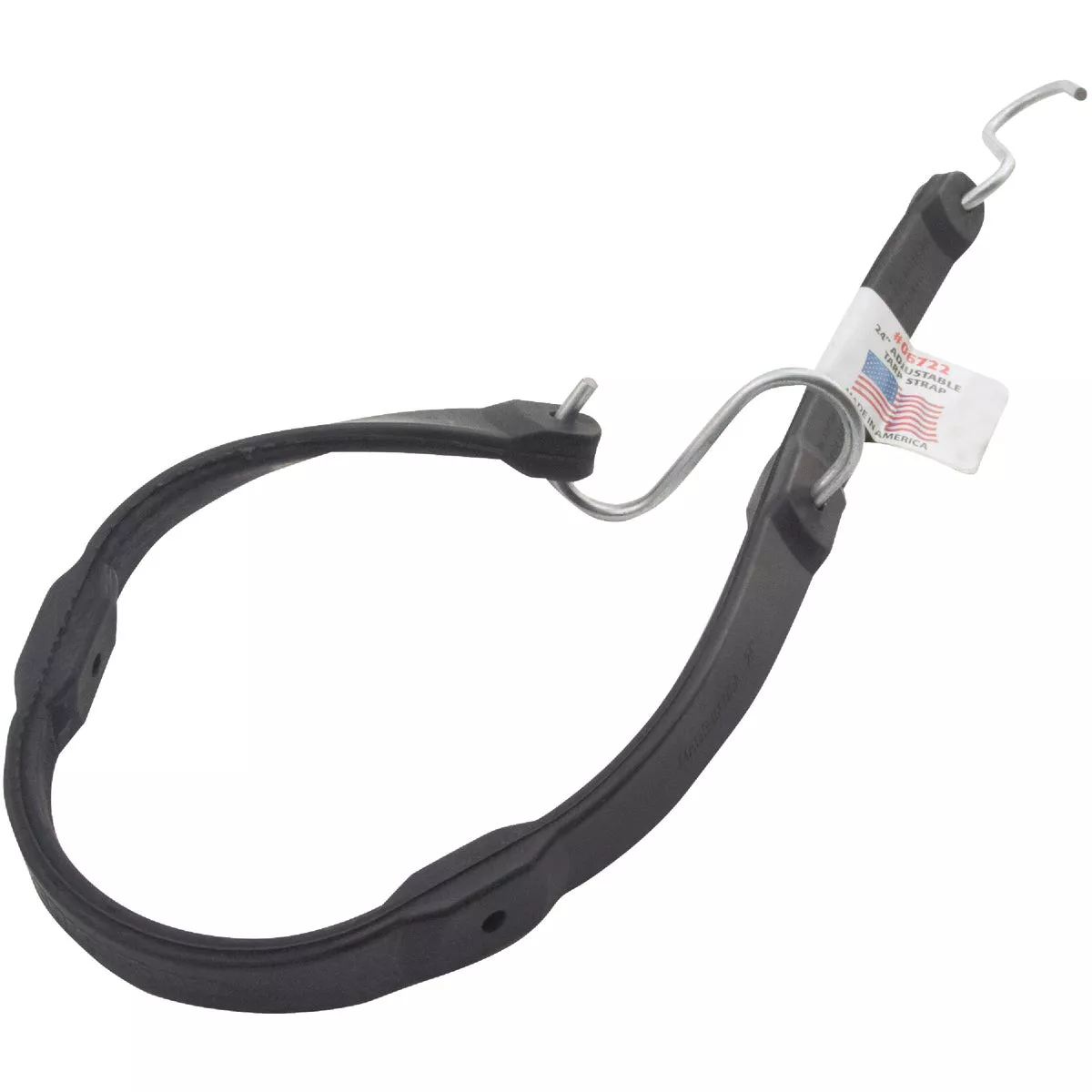 Erickson 5/8 In. x 25 In. Adjustable Rubber Tarp Strap, Black - photo 2