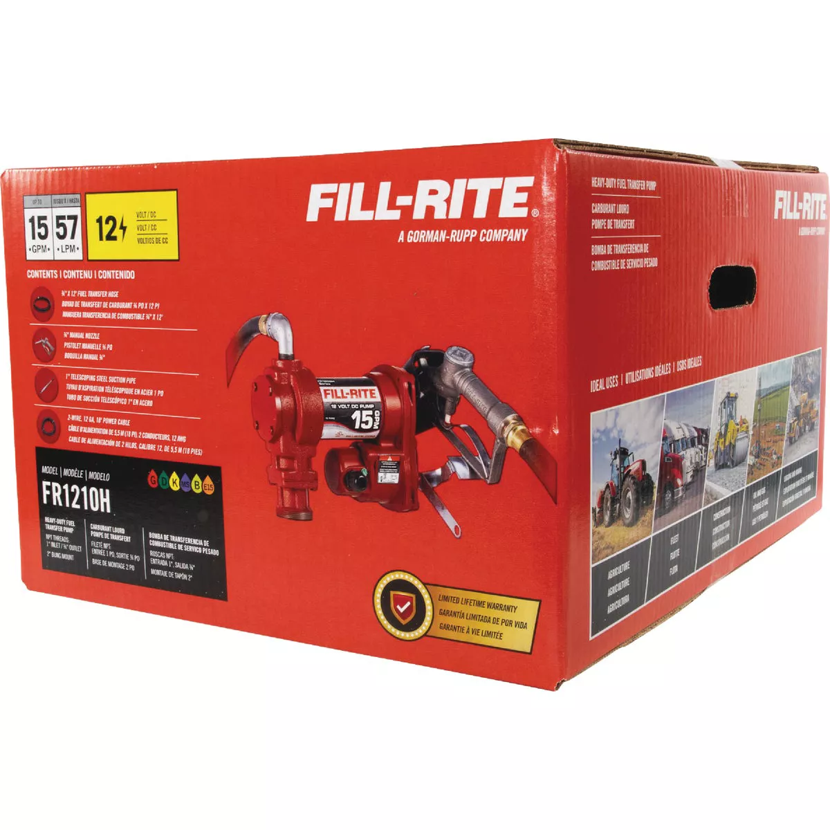 Fill-Rite 15GPM 12V DC Fuel Transfer Pump - photo 2