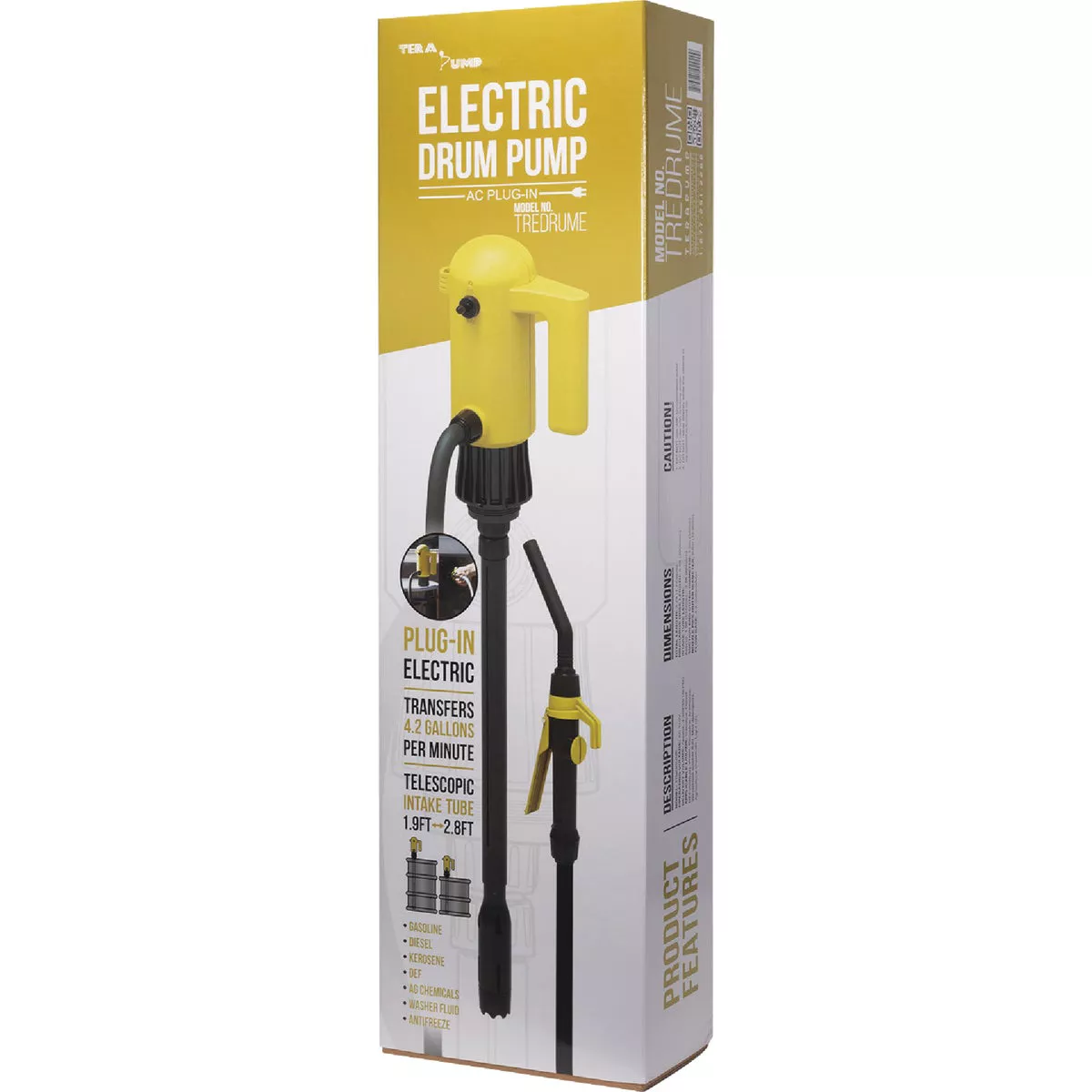 Tera Pump Telescopic Electric Powered (110V AC) Drum Pump - photo 2