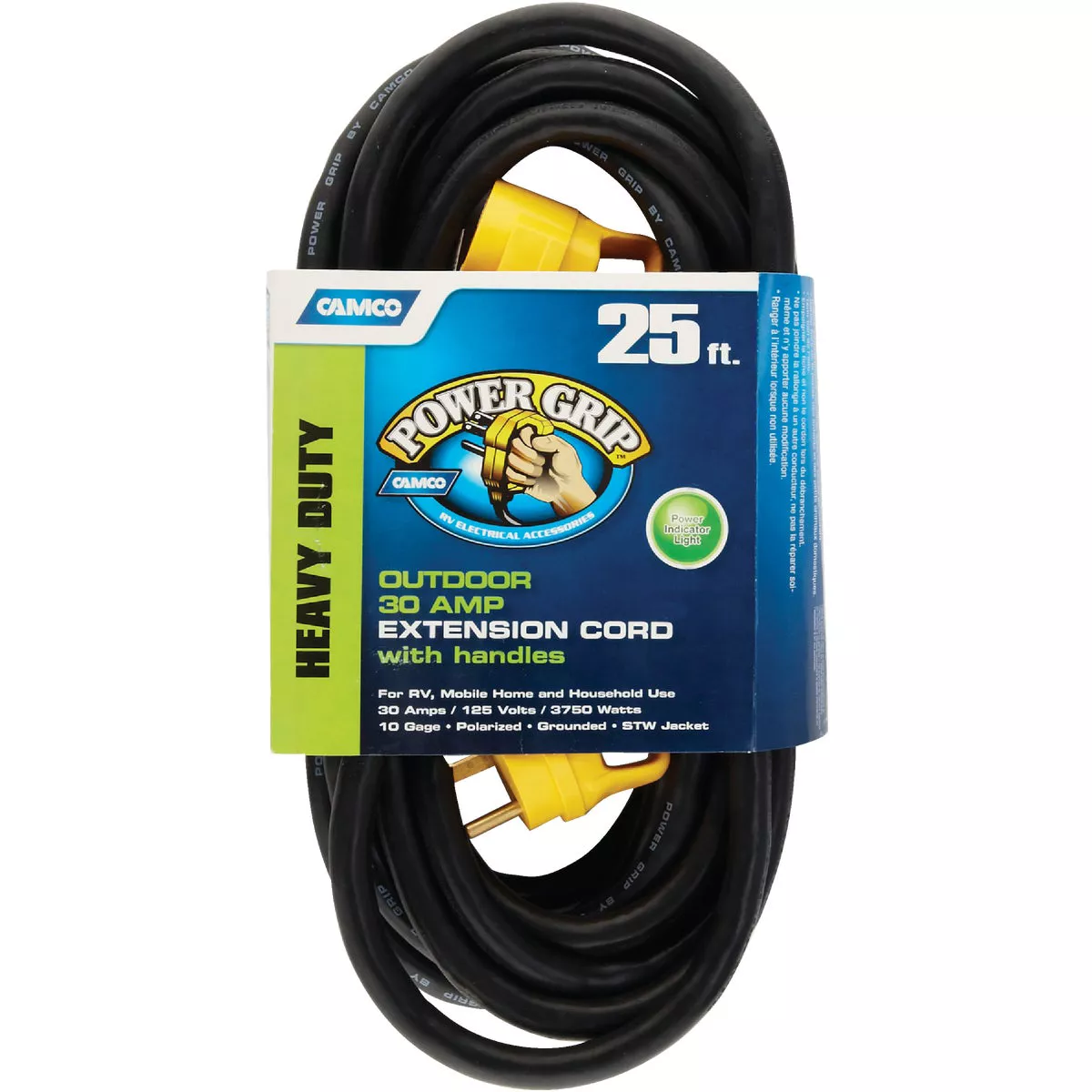 Camco PowerGrip 25Ft. 30A 125 10 Gauge RV Extension Cord - photo 4
