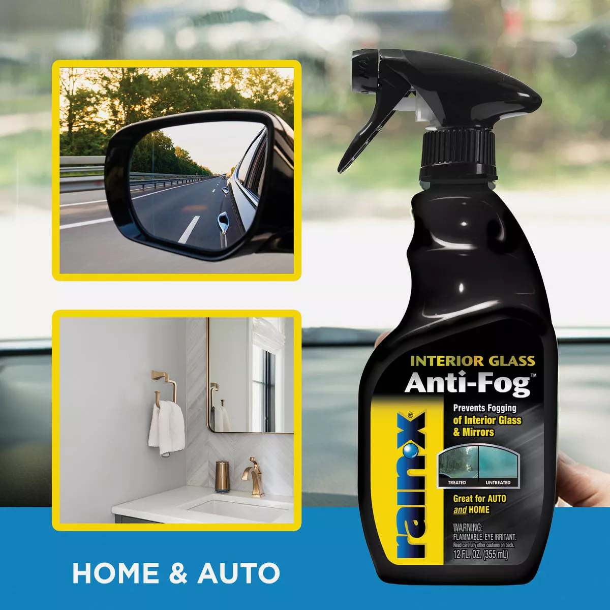 Rain-X 12 Oz. Trigger Spray Interior Glass Anti-Fog Cleaner - photo 4