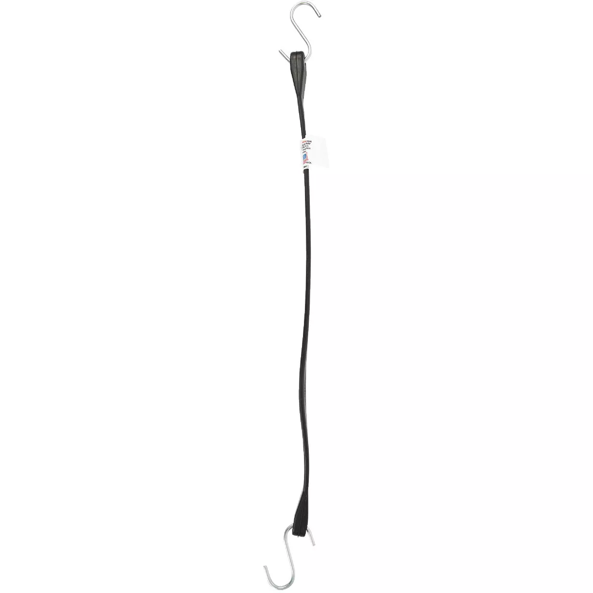 Erickson 5/8 In. x 24 In. Hook-to-Hook Rubber Industrial EDPM Tarp Strap, Black - photo 2