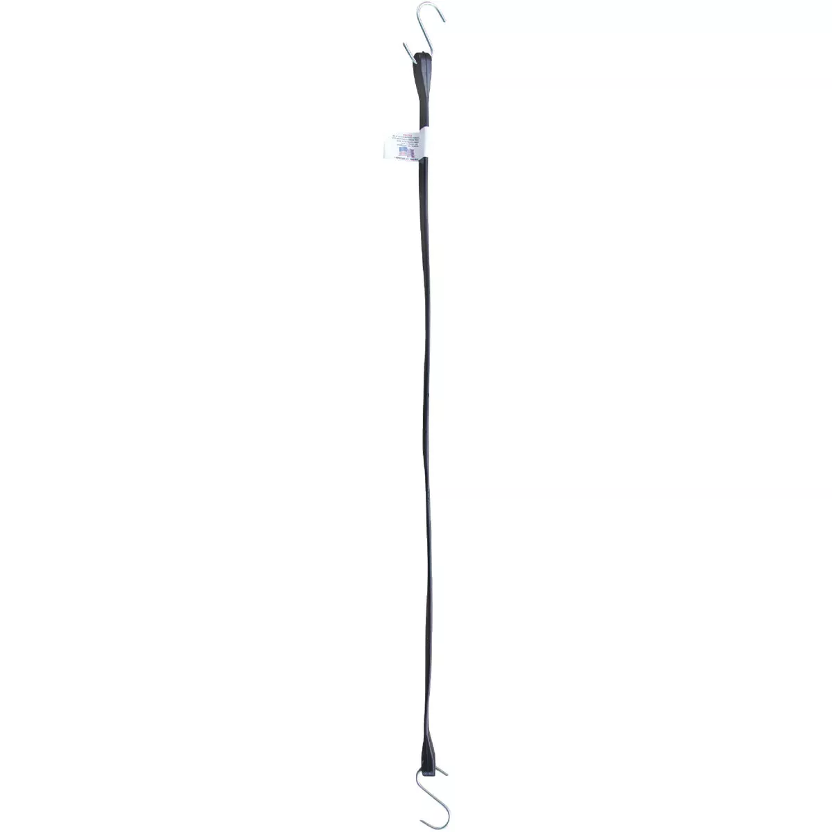 Erickson 5/8 In. x 34 In. Hook-to-Hook Rubber Industrial EDPM Tarp Strap, Black - photo 2