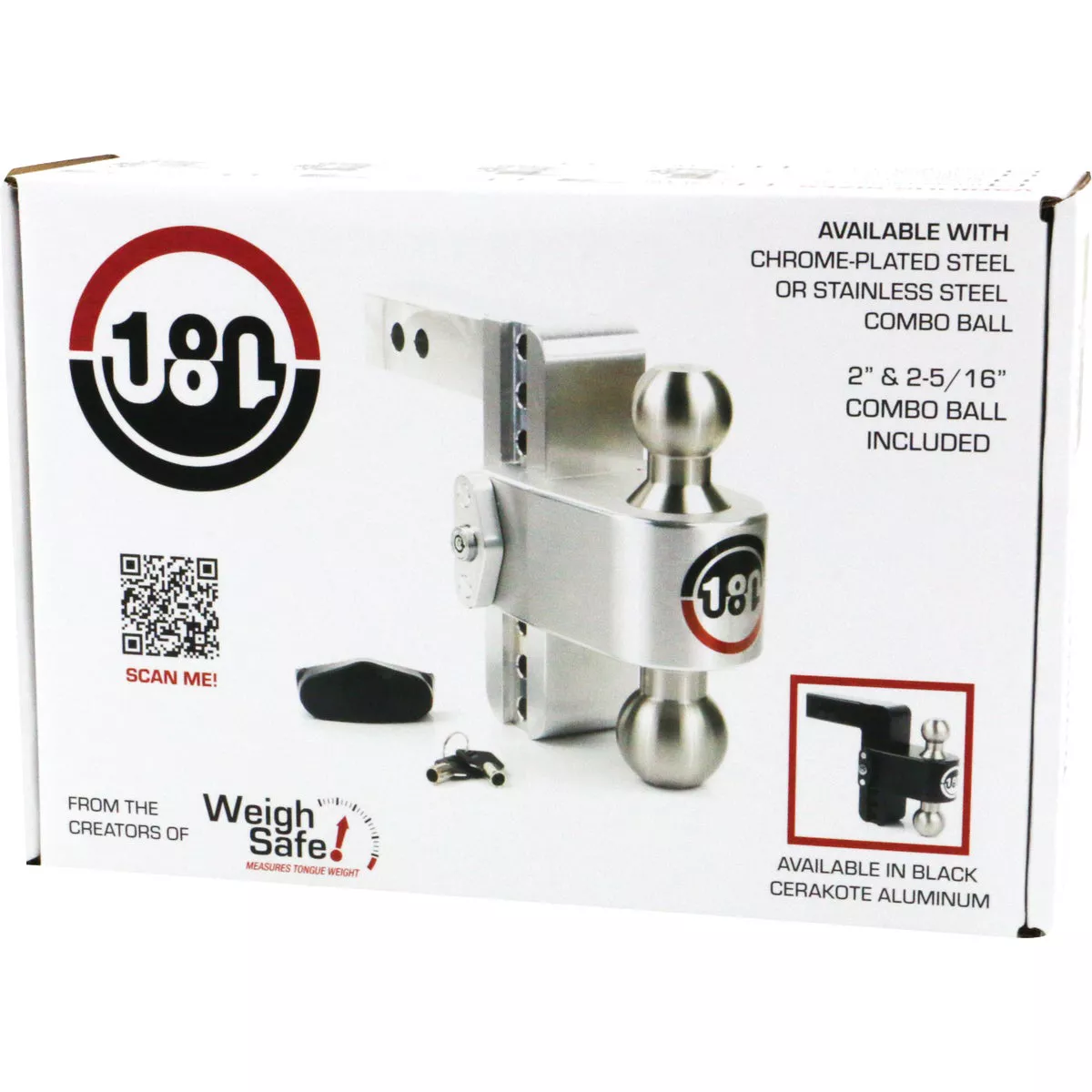 Weigh Safe 8 In. Adjustable 180 Degree Hitch Ball Mount - photo 2
