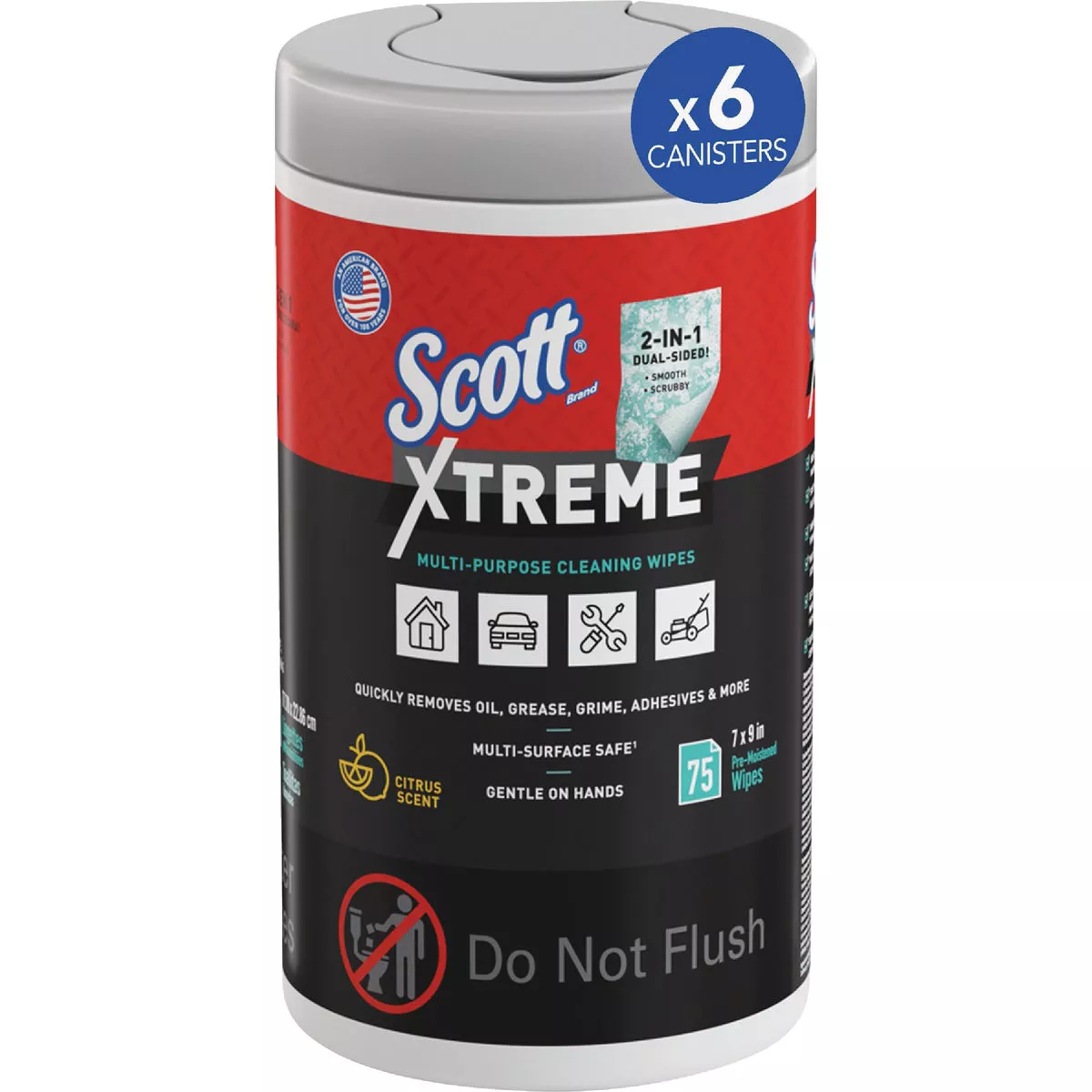 Scott Xtreme Multipurpose Cleaning Wipes (75-Count)