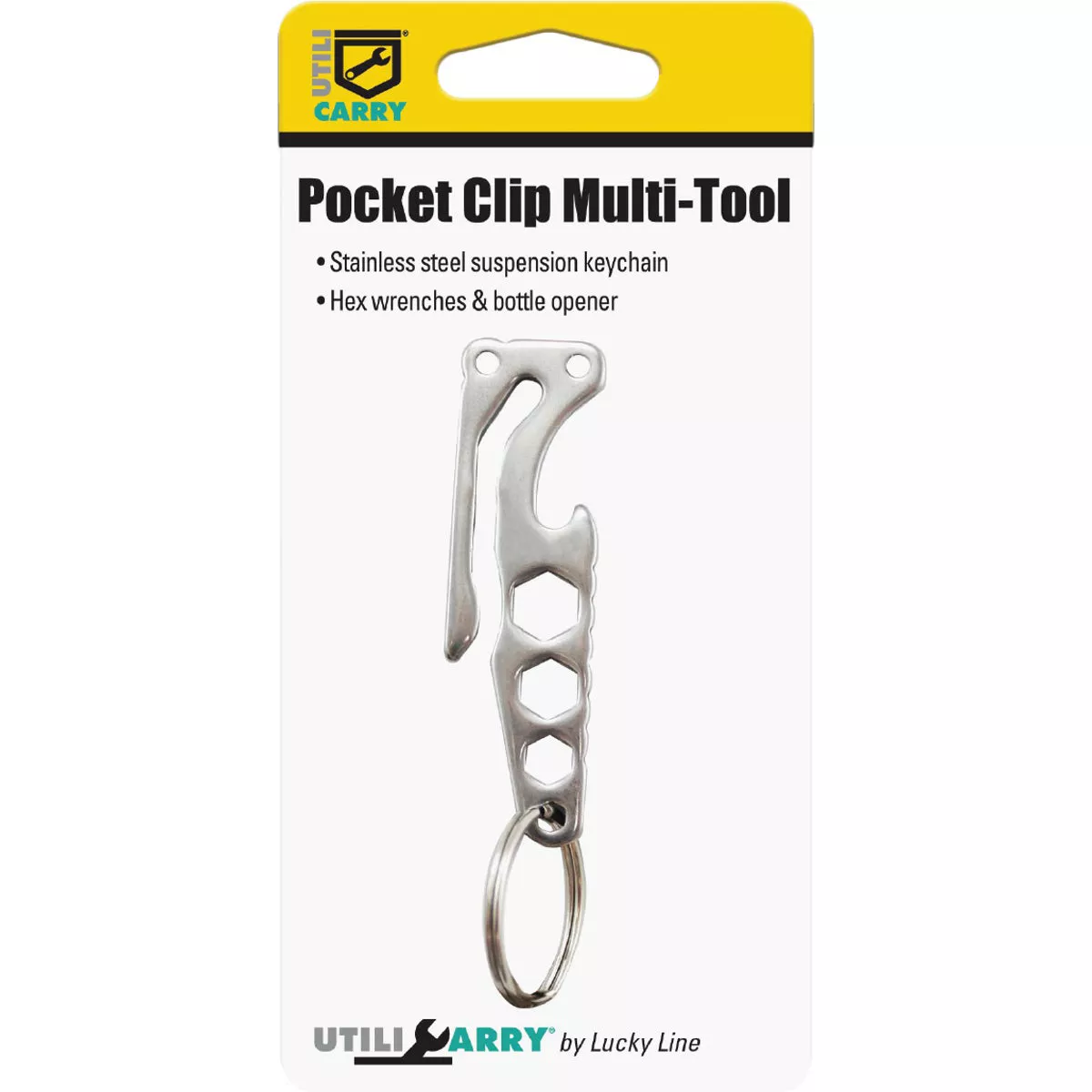 Lucky Line Utilicarry 4-In-1 Stainless Steel Pocket Clip Multi-Tool - photo 2