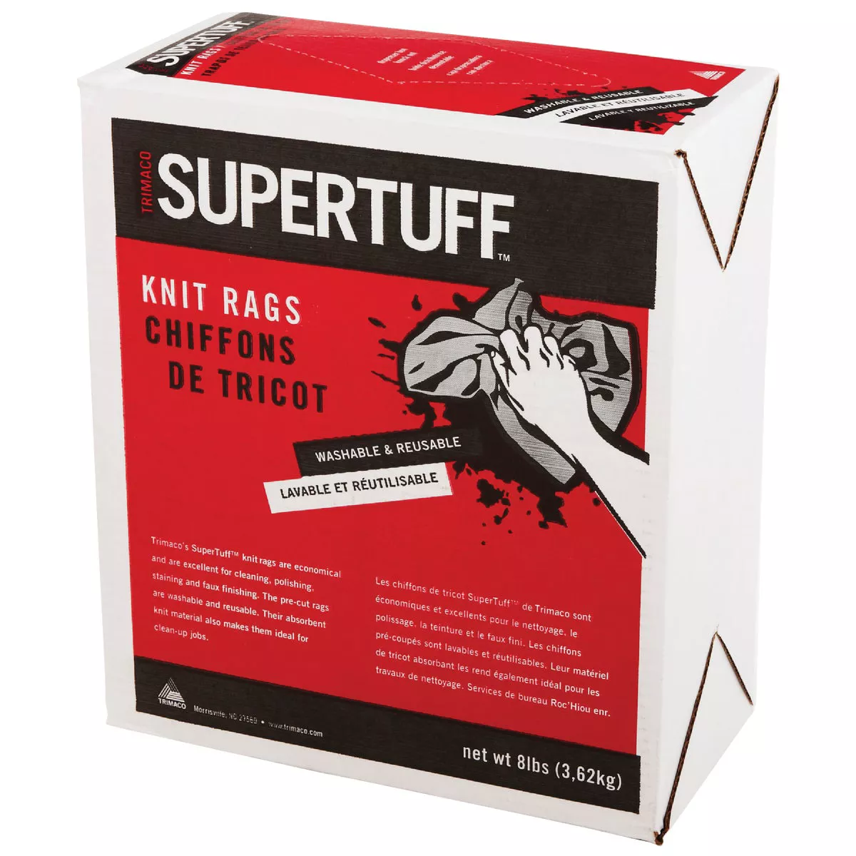 Trimaco SuperTuff Mixed White Knit Painter's Rags | True Value Hardware
