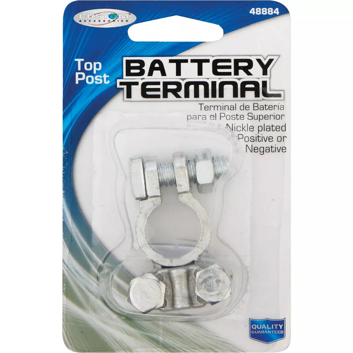 Custom Accessories Top Post Nickel-Plated Battery Terminal - photo 2