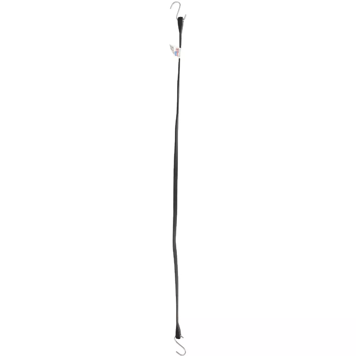 Erickson 5/8 In. x 44 In. Hook-to-Hook Rubber Industrial EDPM Tarp Strap, Black - photo 2