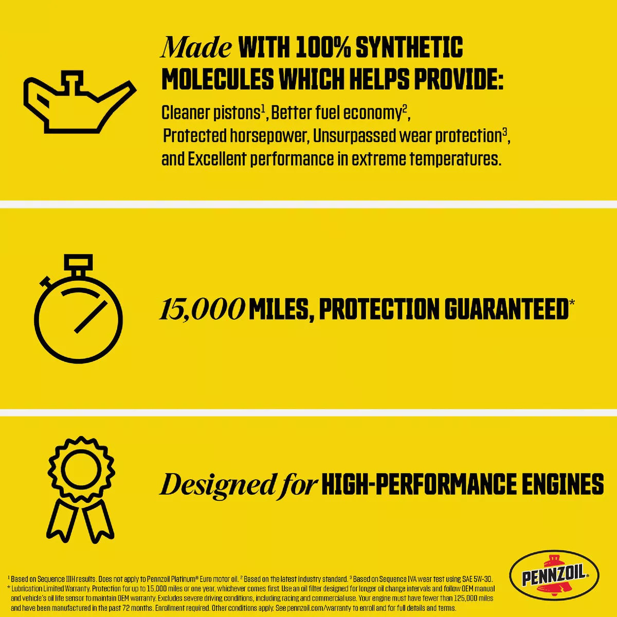 Pennzoil Platinum Full Synthetic 0W-20 Motor Oil, 5 Qt. - photo 5