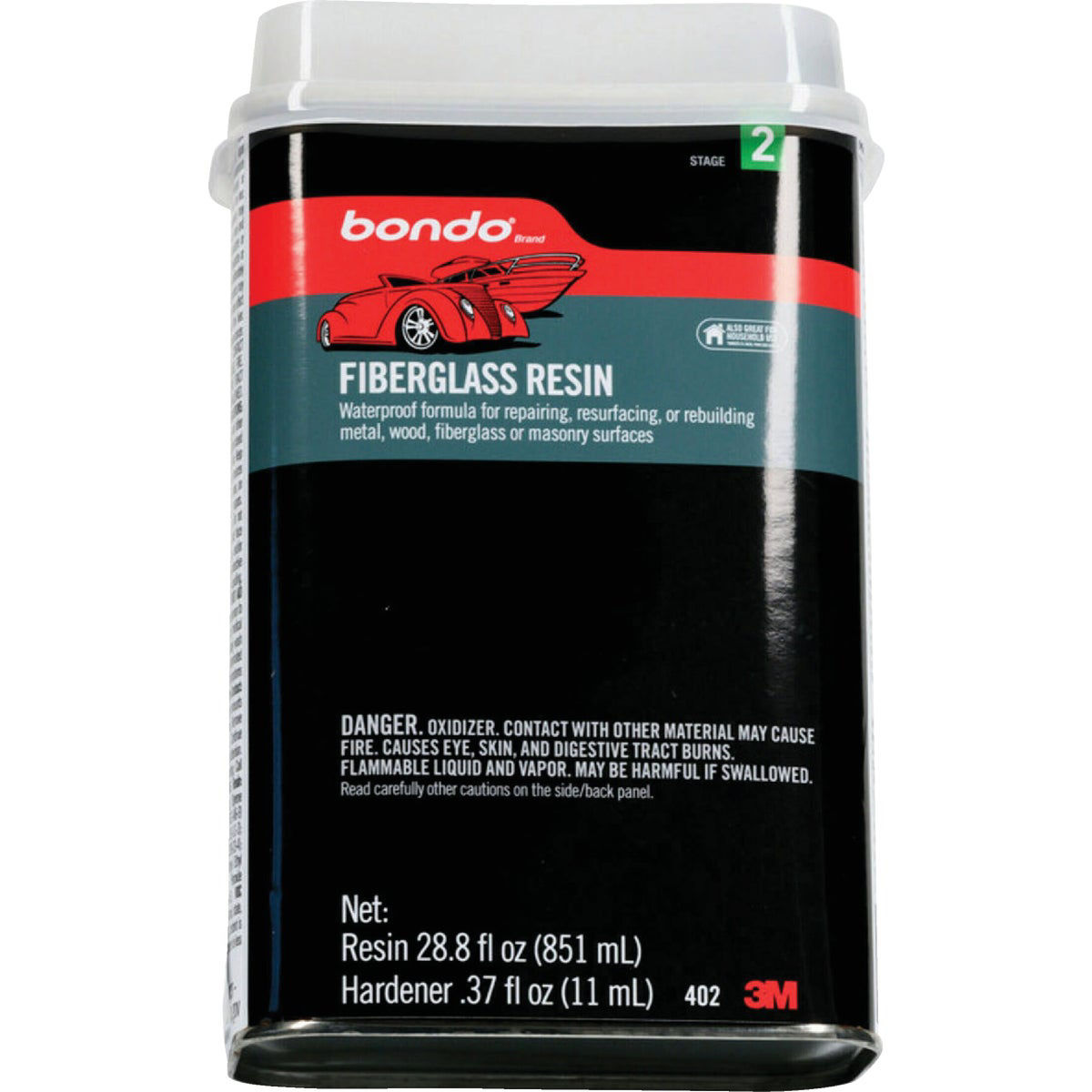 Bondo 0.9 Qt. AllPurpose Fiberglass Resin with Hardener Do it Best
