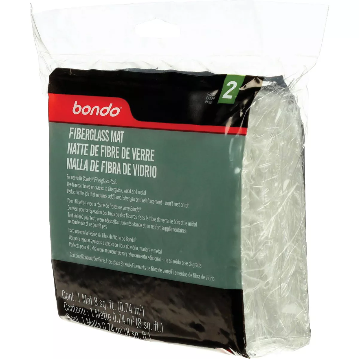 Bondo 8 Sq. Ft. Fiberglass Mat - photo 4