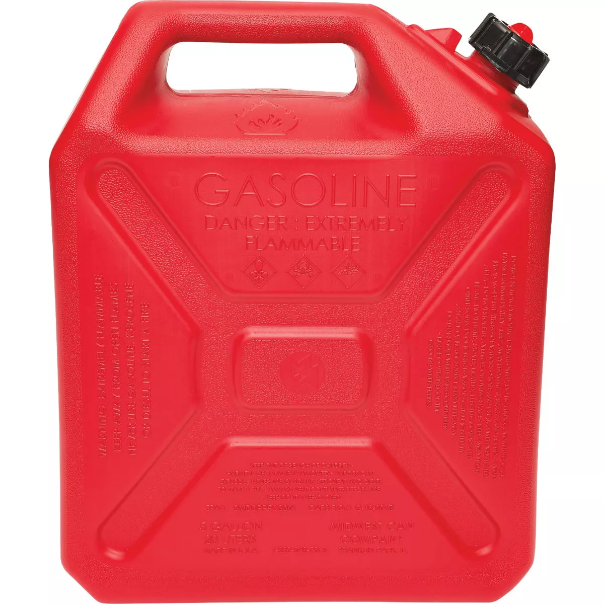 Midwest Can 5 Gal. Plastic Military Gasoline Can - photo 4