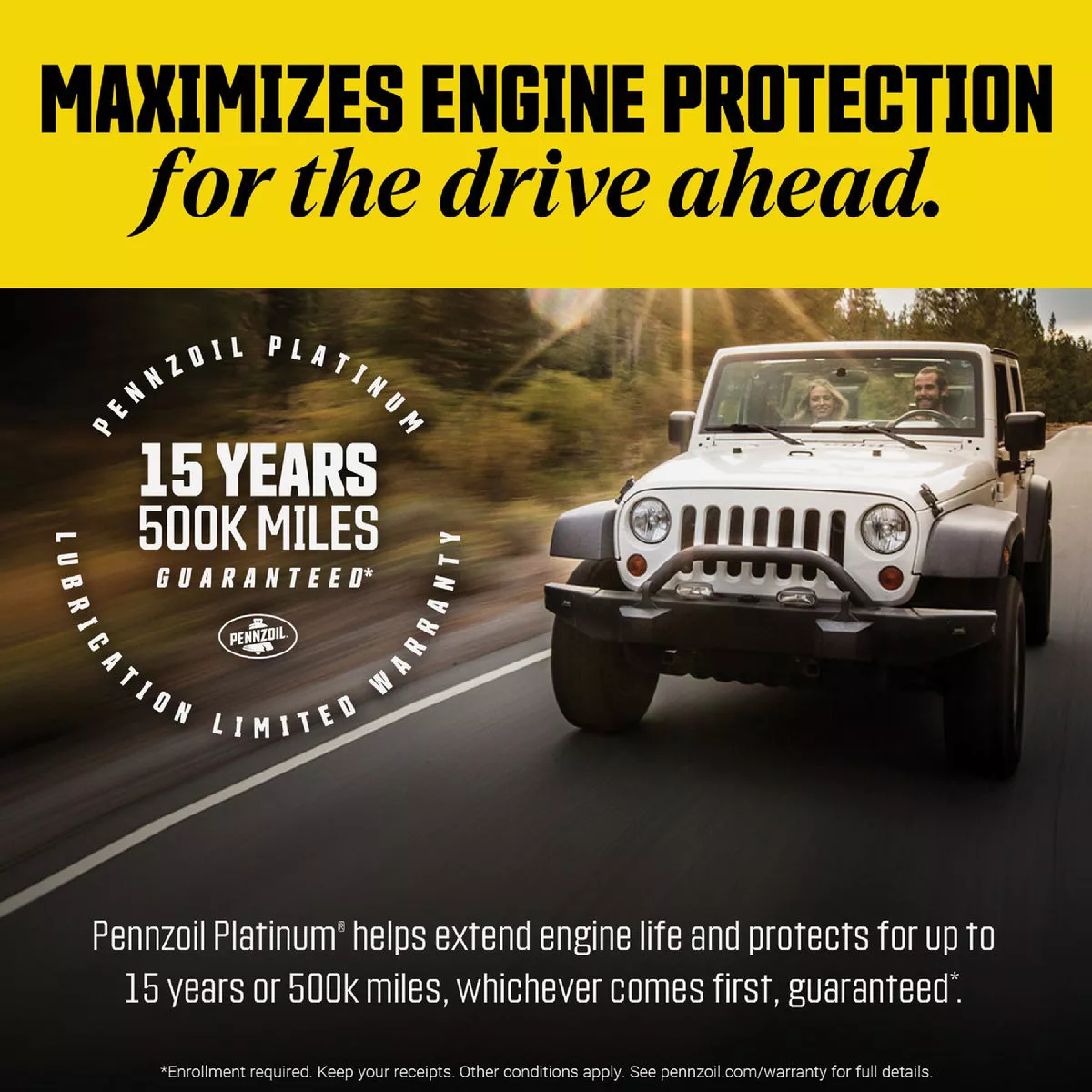 Pennzoil Platinum Full Synthetic 5W-30 Motor Oil, 5 Qt. - photo 4