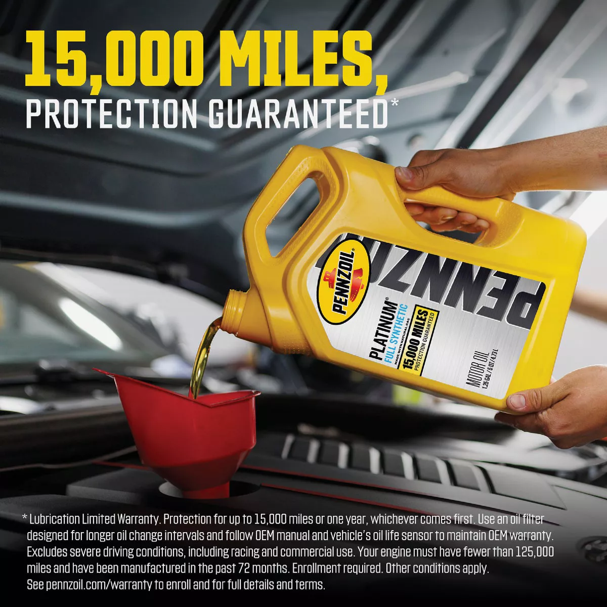 Pennzoil Platinum Full Synthetic 5W-30 Motor Oil, 5 Qt. - photo 6