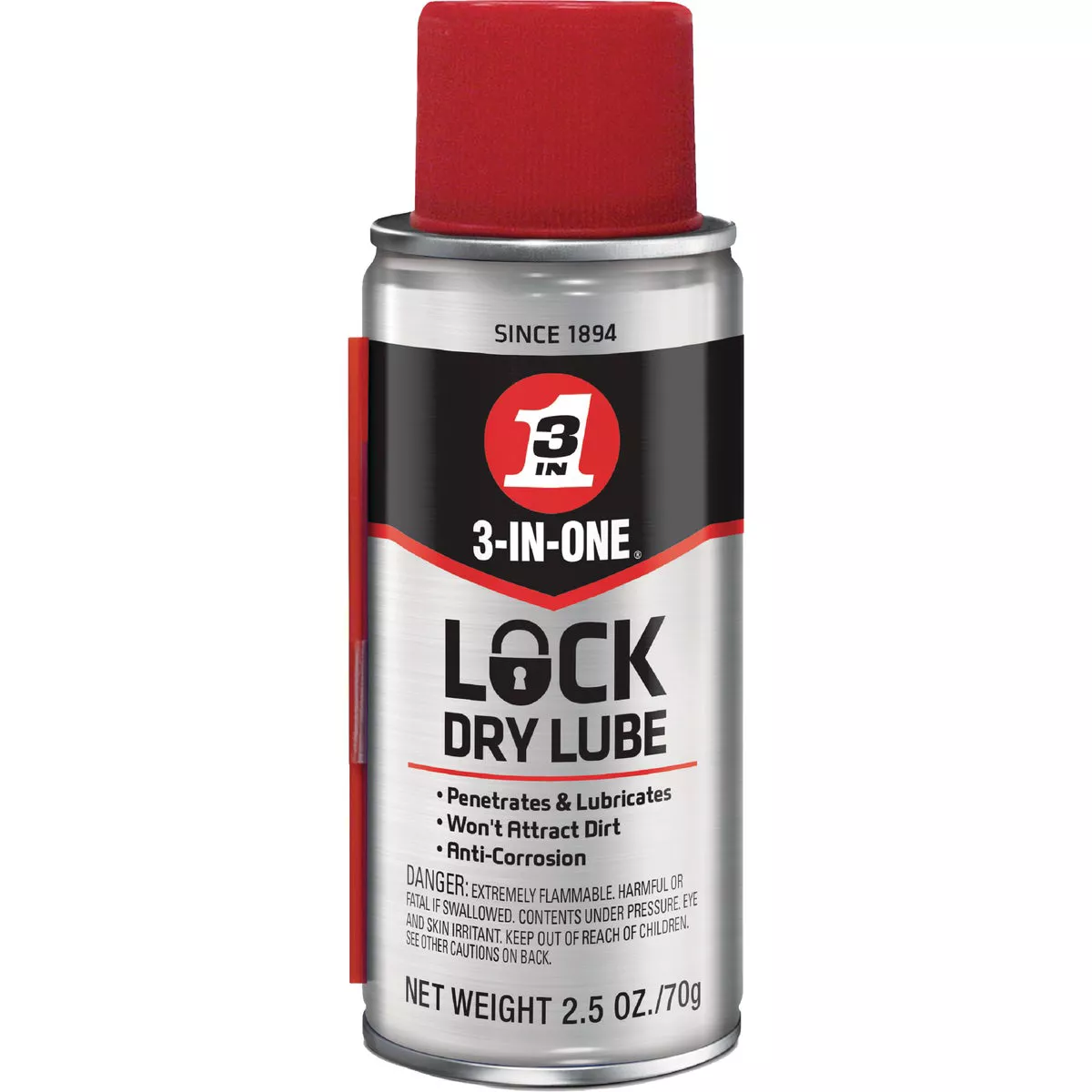 3-IN-ONE 2.5 Oz. Aerosol Lock Dry Lubricant | True Value Hardware