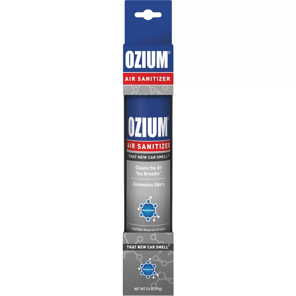 Ozium 3.5 Oz. Car Air Freshener/Sanitizer Spray, New Car Scent