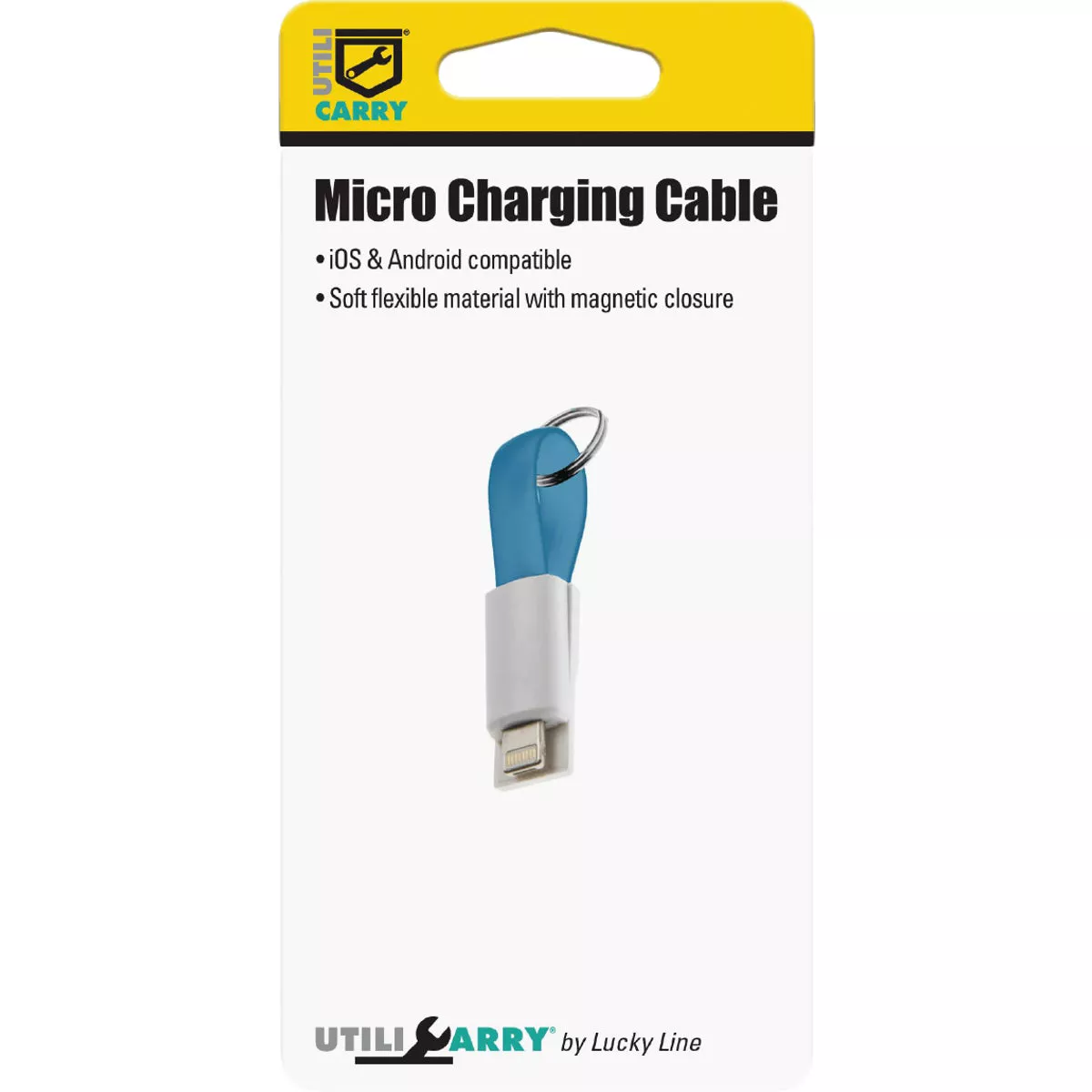 Lucky Line Utilicarry Micro Charging Cable with Key Ring - photo 2
