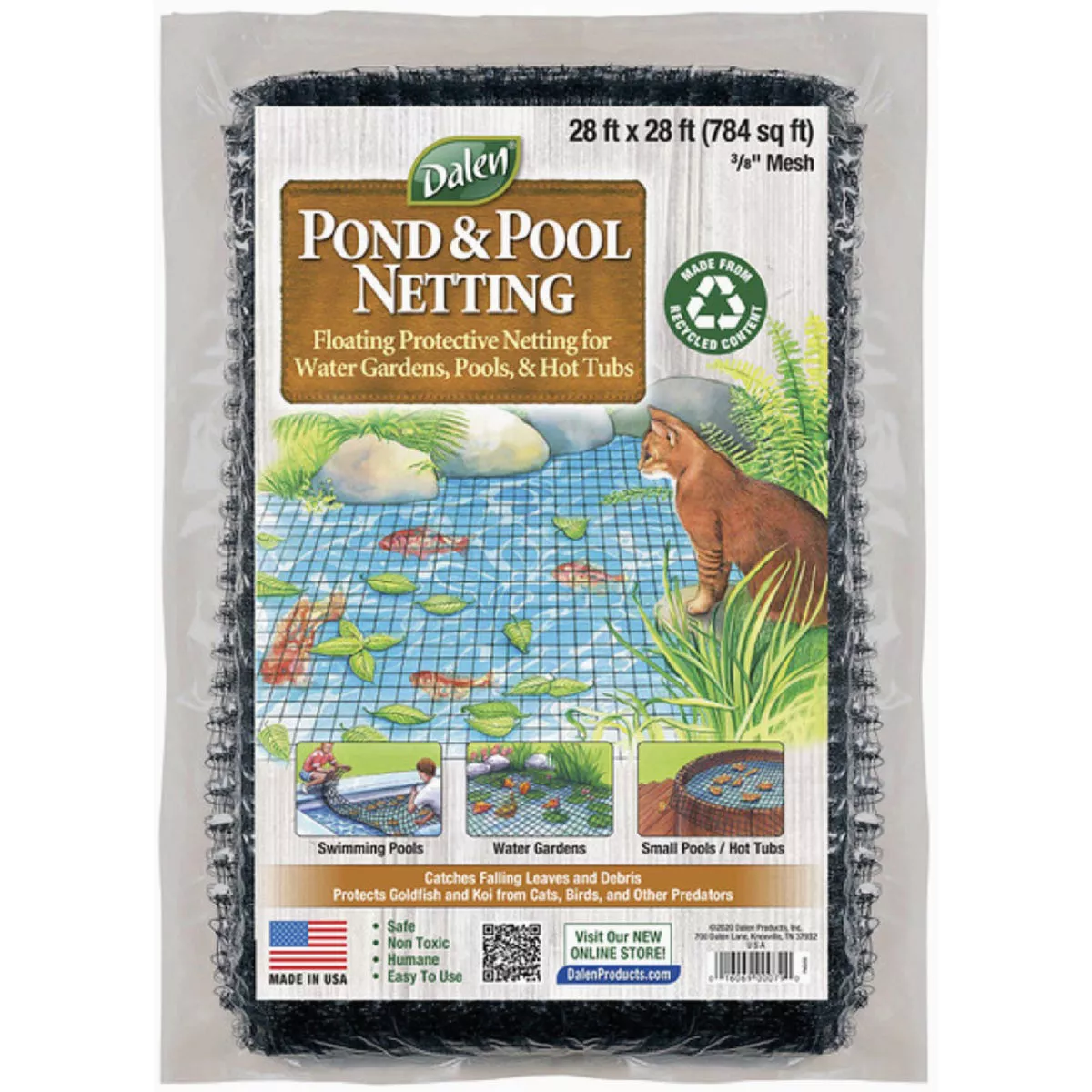 Dalen 28 Ft. x 28 Ft. Polypropylene Pond Netting