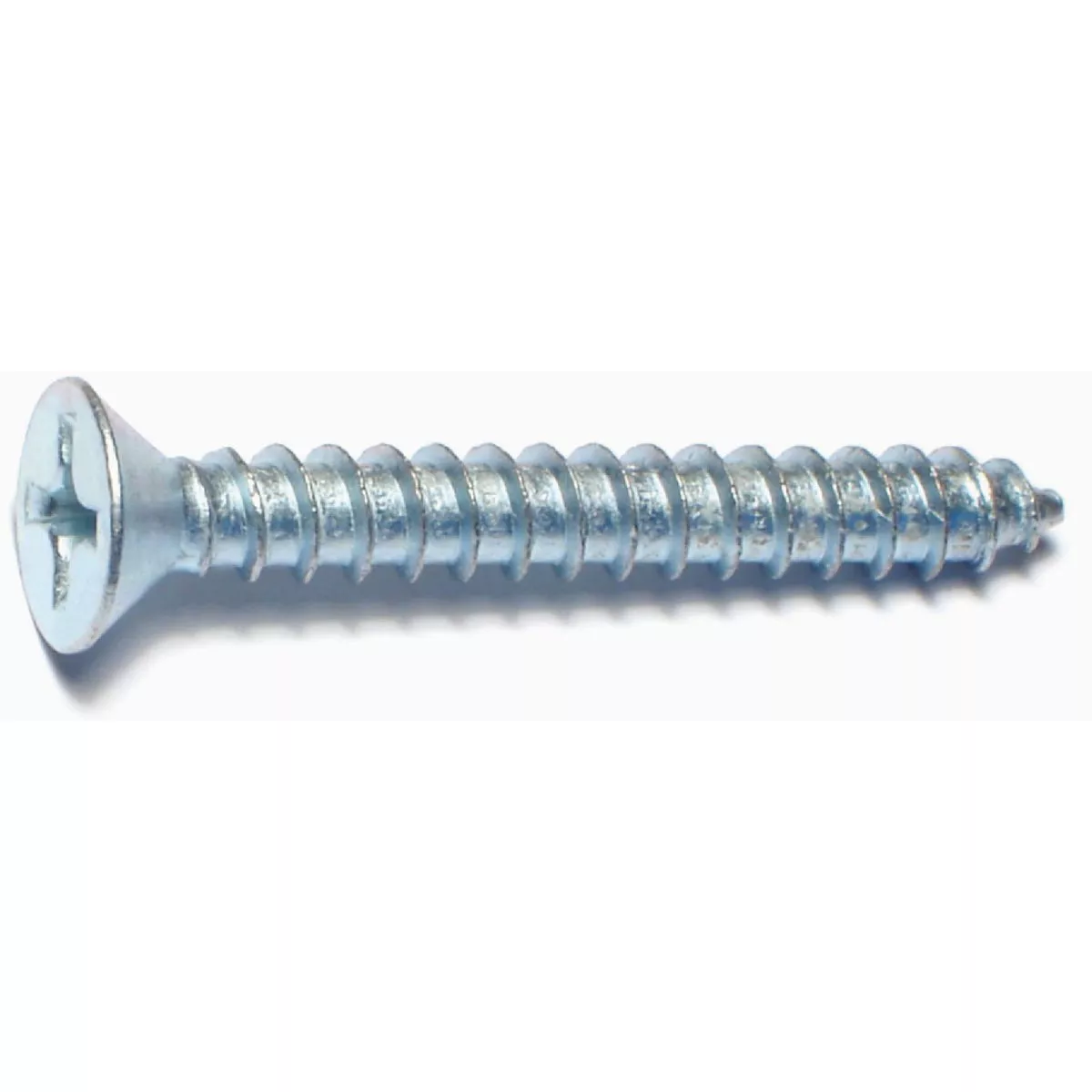 Midwest Fastener #14 x 2 In. Zinc Plated Steel Phillips Flat Head Sheet Metal Screws (100 Ct.)-