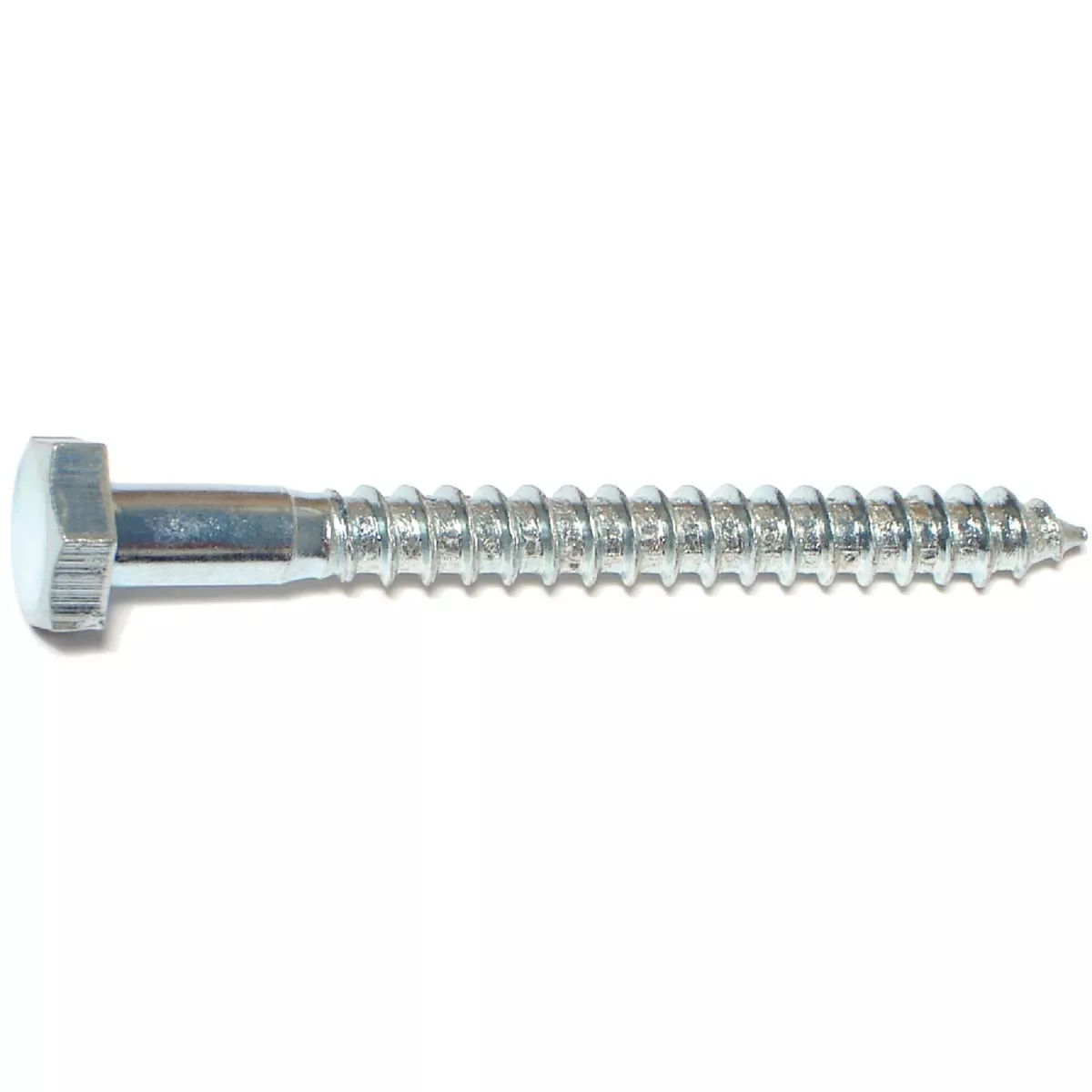 Midwest Fastener 1/4 In. x 2-1/2 In. Zinc Plated Grade 2 / A307 Steel Hex Head Lag Screws (100 Ct.)