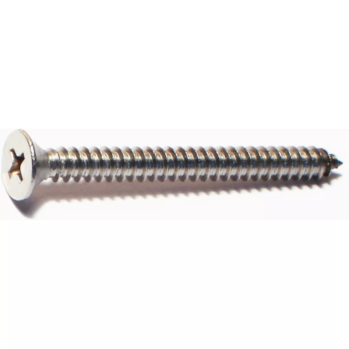 Midwest Fastener #10 x 2 In. 18-8 Stainless Steel Phillips Flat Head Sheet Metal Screws