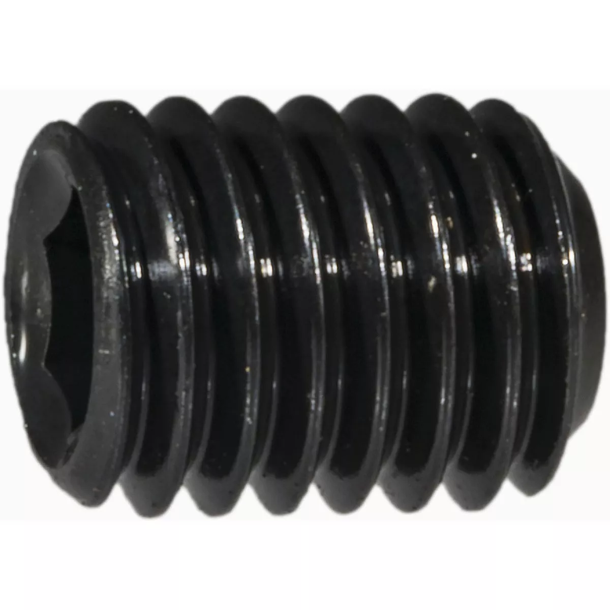 Midwest Fastener 8mm-1.25 x 10mm Plain Class 14.9 Steel Coarse Thread Cup Point Hex Socket Headless Set Screws (10 Ct.)