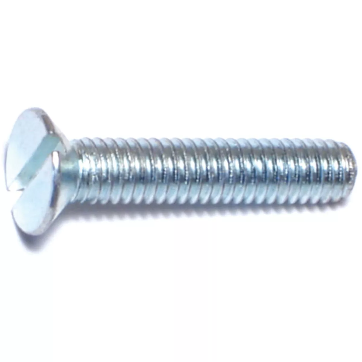 Midwest Fastener 4mm-0.7 x 20mm Zinc Plated Class 4.8 Steel Coarse Thread Slotted Flat Head Machine Screws