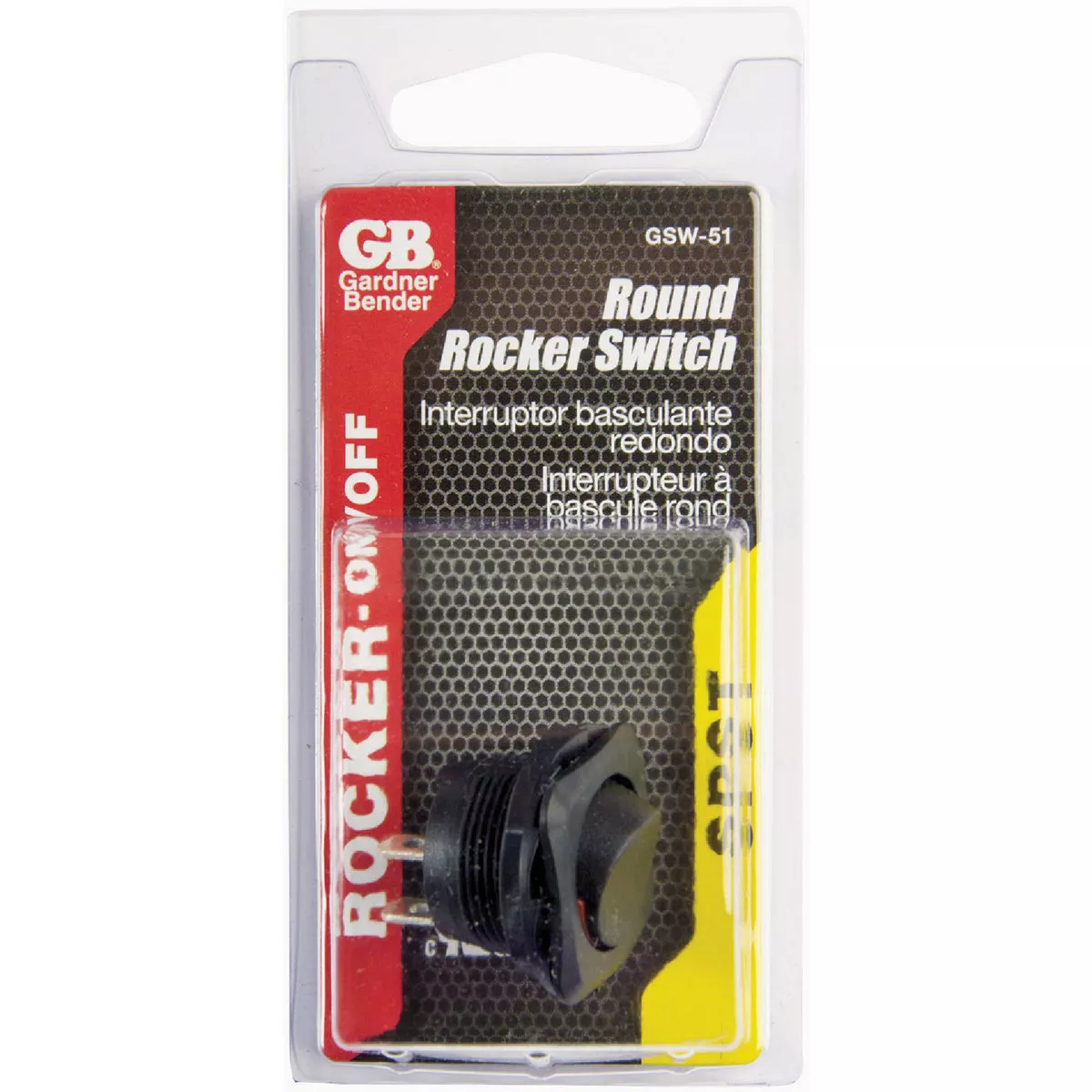 Gardner Bender Illuminated 6A/3A 125V/250V SPST Rocker Switch
