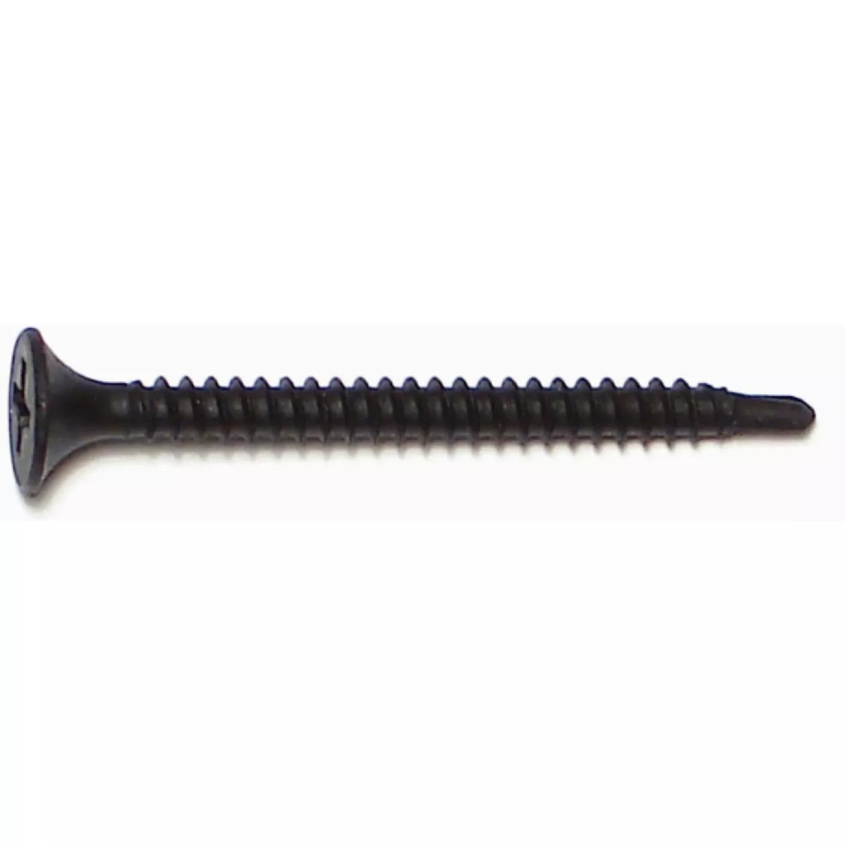 Midwest Fastener #6-20 x 1-5/8 In. Black Phosphate Steel Phillips Head Self-Drilling Screws
