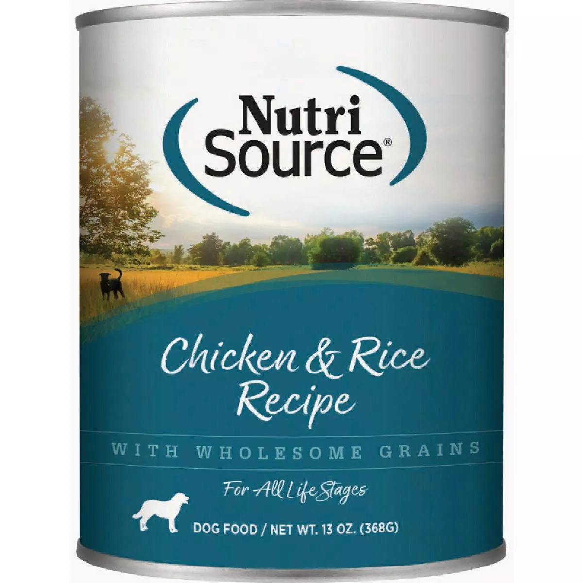 NutriSource Adult Chicken & Rice Formula Can Dog Food, 13 Oz.