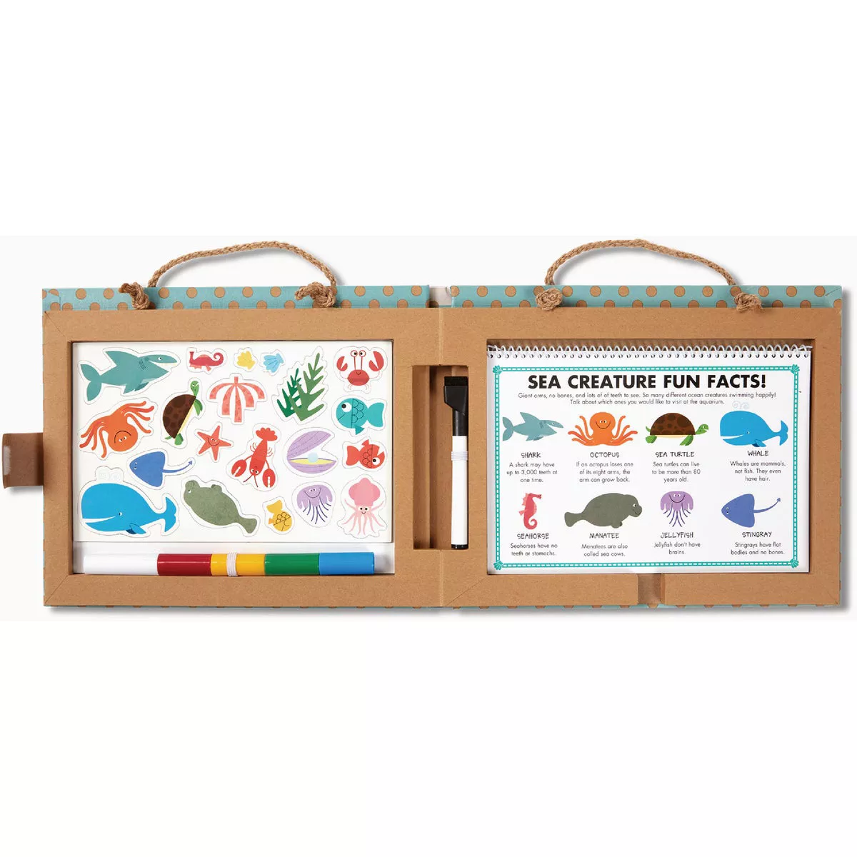 Melissa & Doug Play, Draw, Create Magnet Kit - Ocean